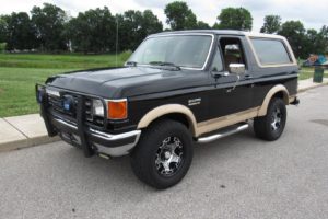 1991, Ford, Bronco, Eddie, Bauer, Edition, Black, Original, Usa,  01