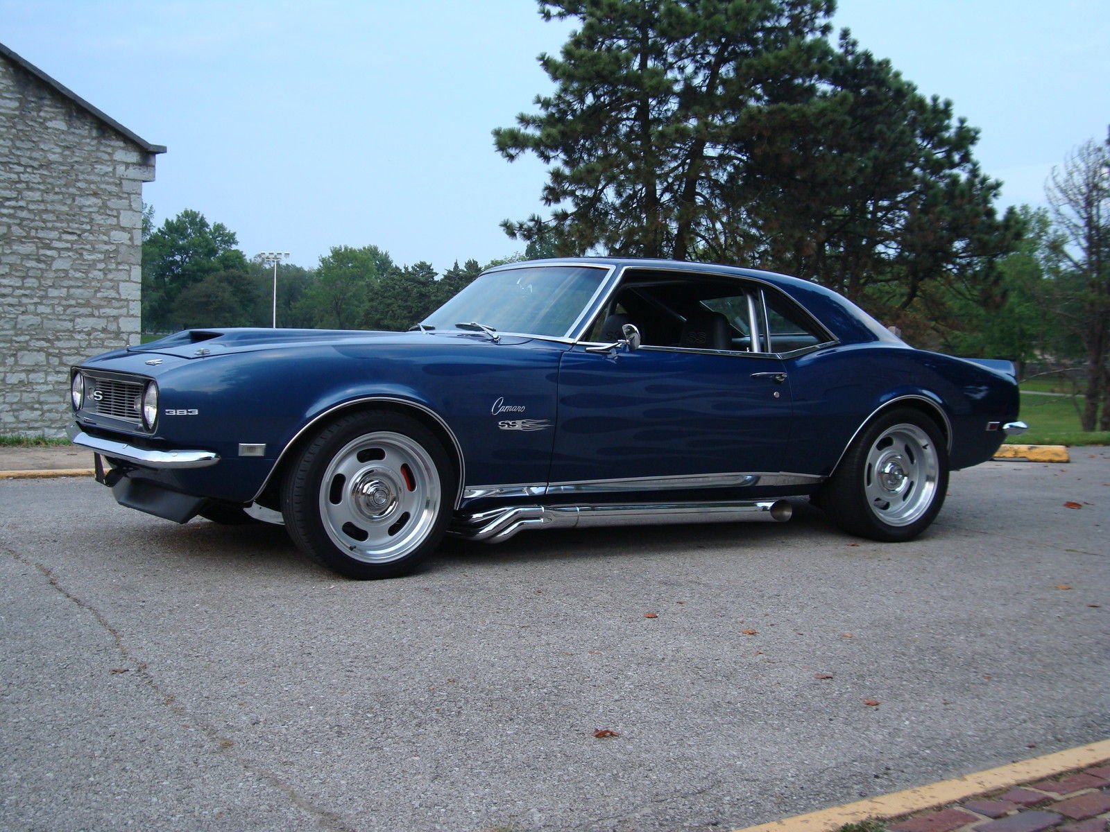 1968, Chevrolet, Camaro, Ss, Hot, Rod, Rods, Custom Wallpaper