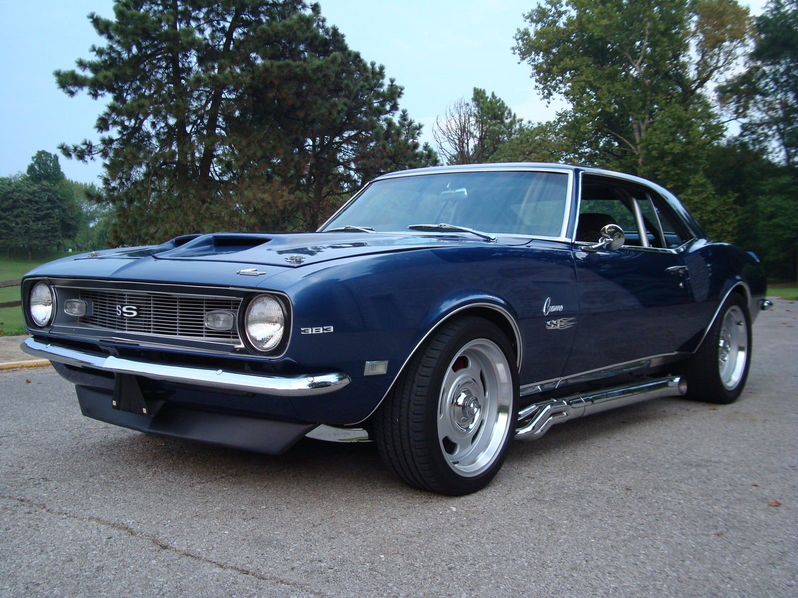 1968, Chevrolet, Camaro, Ss, Hot, Rod, Rods, Custom Wallpaper