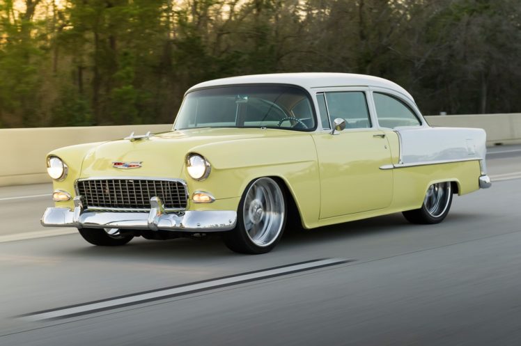 1955, Chevrolet, Chevy, Belair, Bel, Air, Streetrod, Street, Rod, Cruiser, Low, Usa,  01 HD Wallpaper Desktop Background