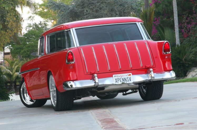 1955, Chevrolet, Chevy, Nomad, Streetrod, Street, Rod, Cruiser, Low, Usa,  04 HD Wallpaper Desktop Background