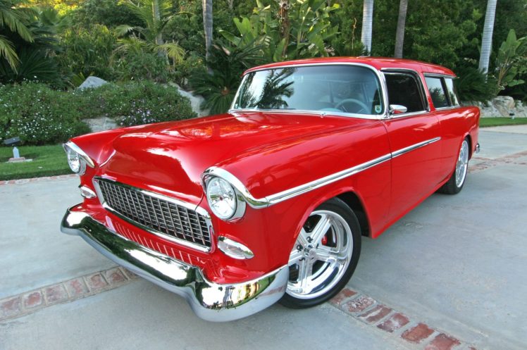 1955, Chevrolet, Chevy, Nomad, Streetrod, Street, Rod, Cruiser, Low, Usa,  05 HD Wallpaper Desktop Background