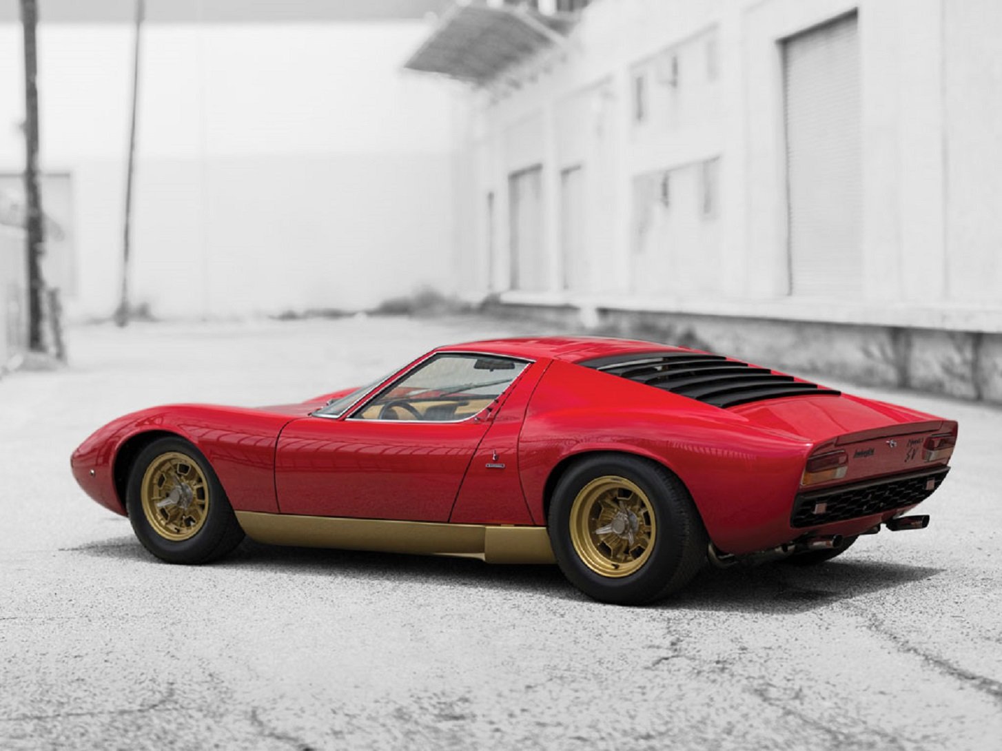 1971, Lamborghini, Miura, P400 sv, Cars, Classic Wallpaper