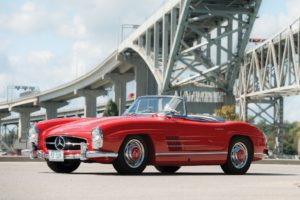 1957, Mercedes benz, 300 sl, Roadster, Cars, Classic