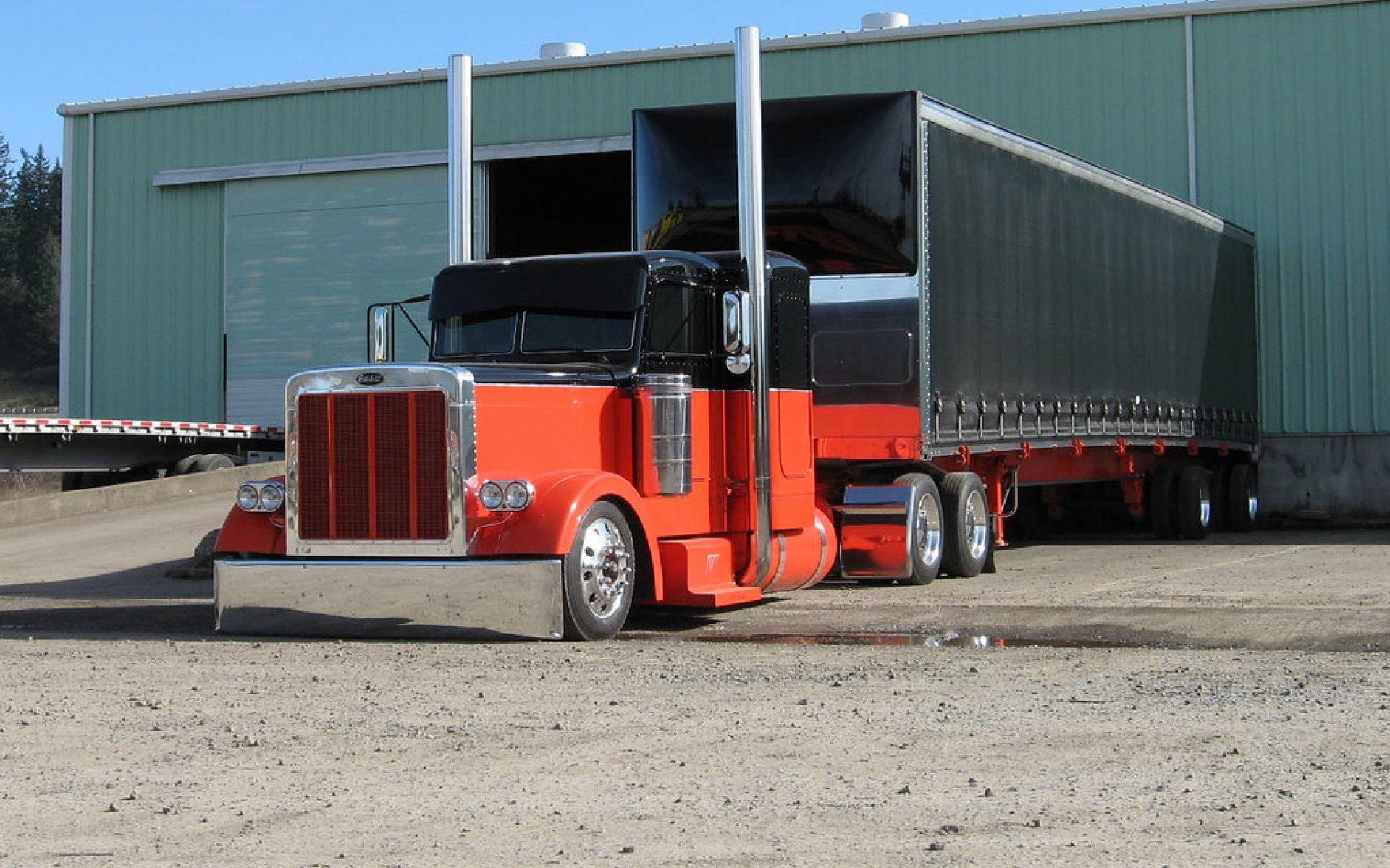 peterbilt, Semi, Tractor, Transport, Truck Wallpaper