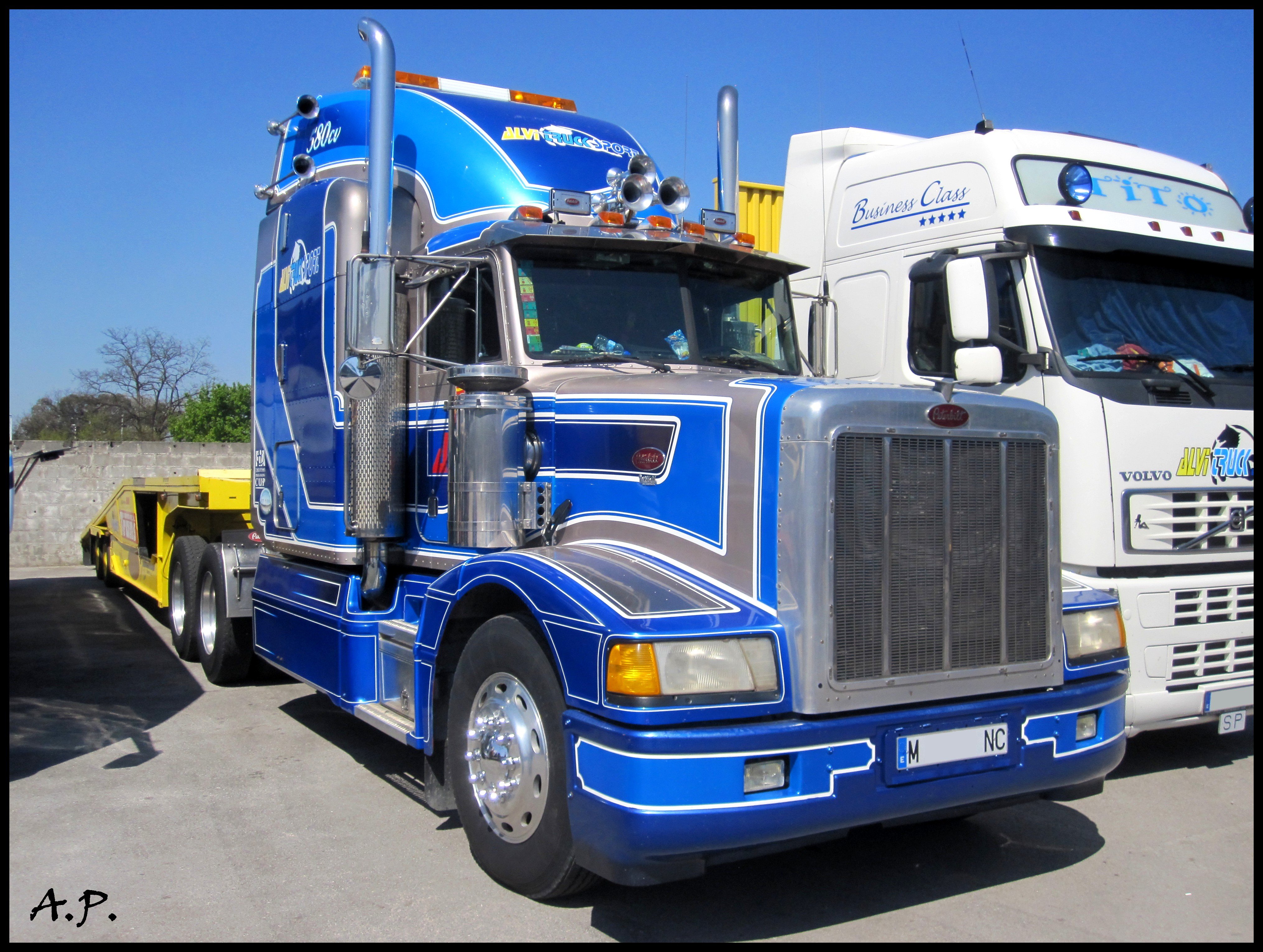 peterbilt, Semi, Tractor, Transport, Truck Wallpaper