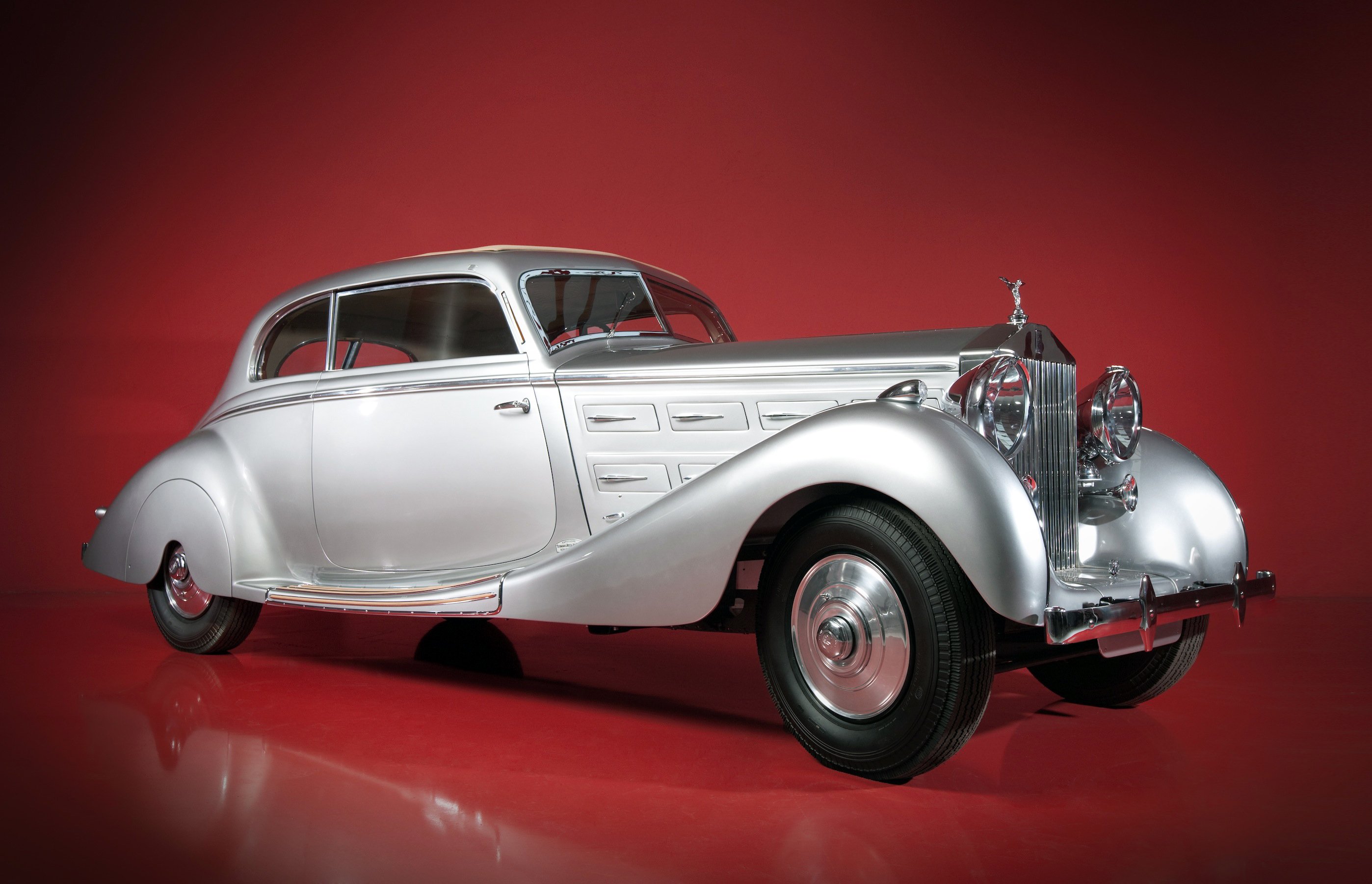 1938, Rolls, Royce, Wraith, Two, Door, Saloon, Erdmann, Rossi, Luxury, Retro, Vintage Wallpaper