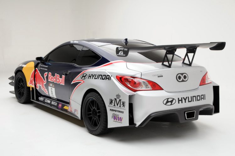 2009, Rmr, Red, Bull, Hyundai, Genesis, Coupe, Drift, Race, Racing HD Wallpaper Desktop Background