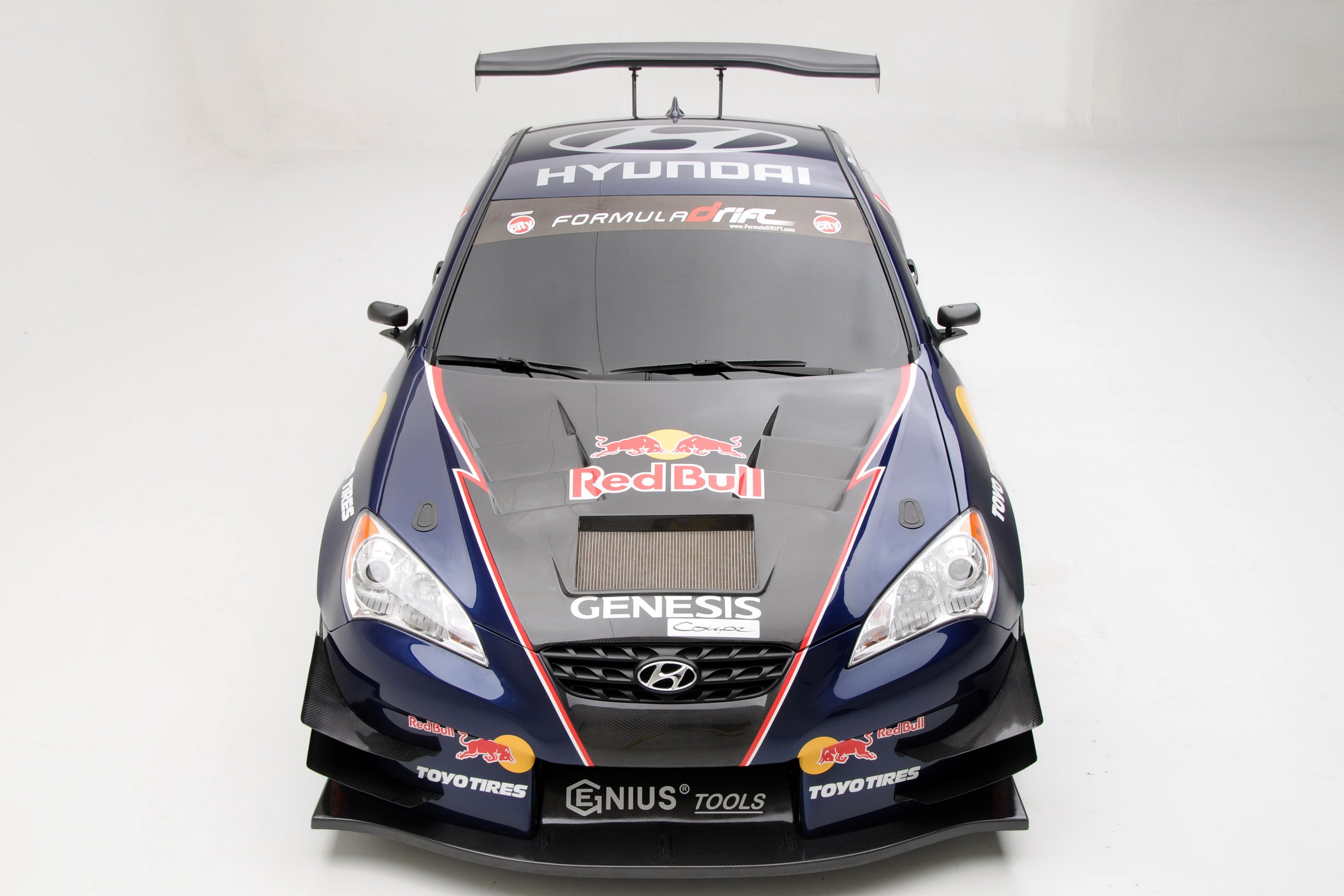 2009, Rmr, Red, Bull, Hyundai, Genesis, Coupe, Drift, Race, Racing Wallpaper