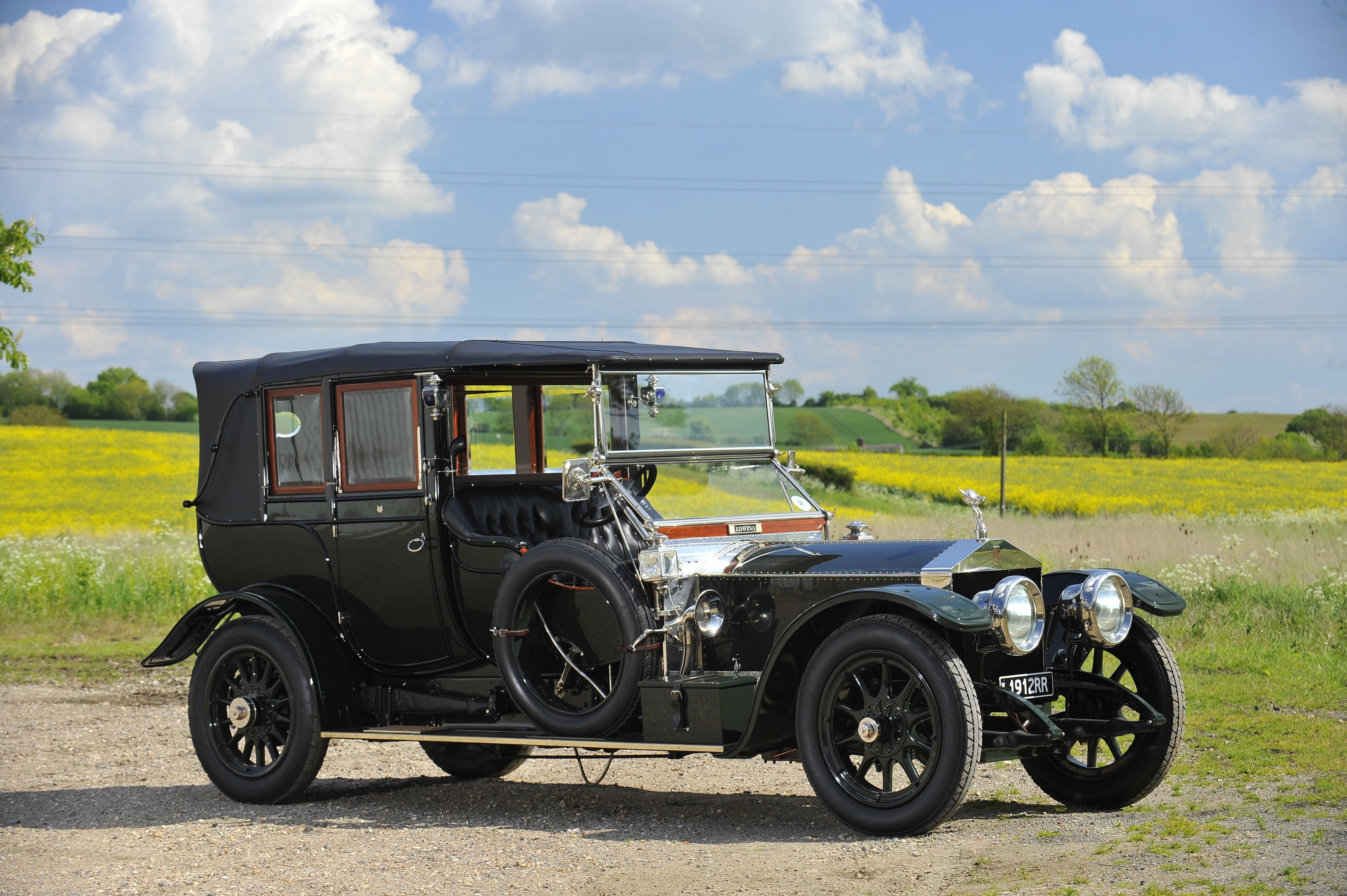 1912, Rolls, Royce, Silver, Ghost, 40 50, Cabriolet, Barker, Luxury, Retro, Vintage Wallpaper