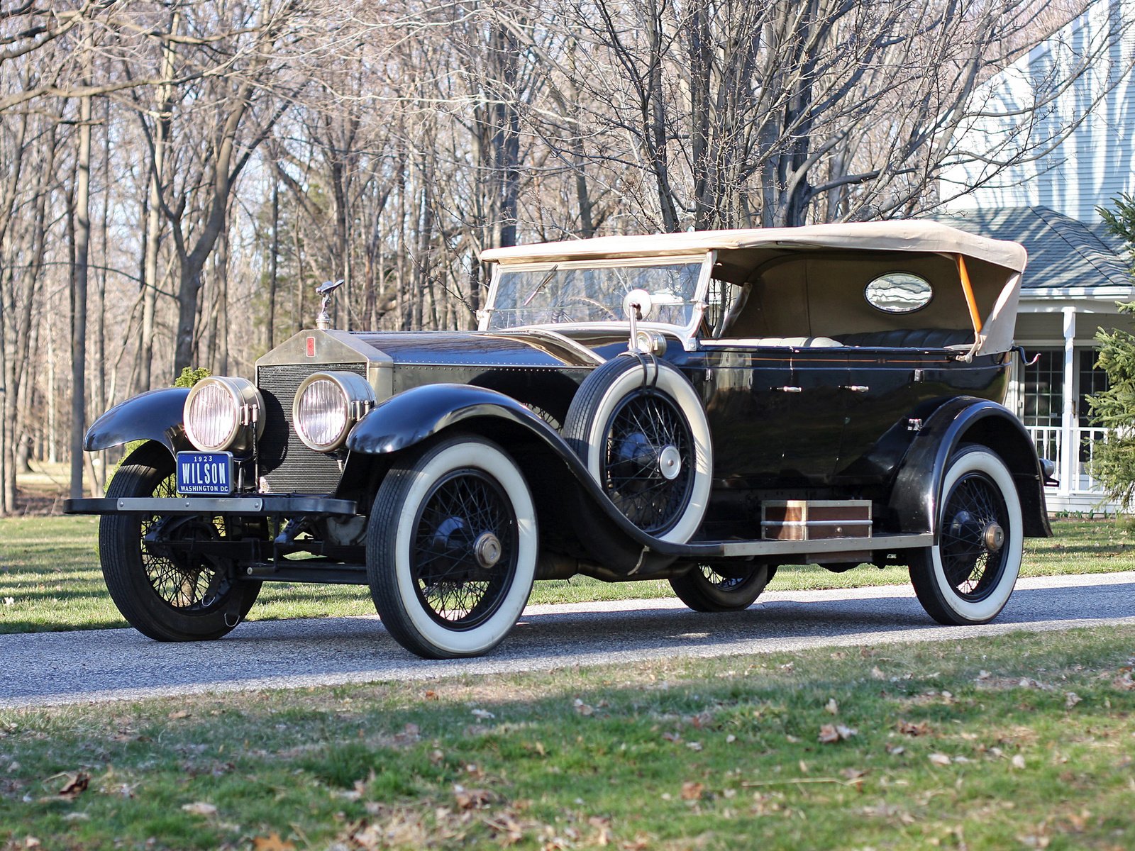 1923, Rolls, Royce, Silver, Ghost, Oxford, Custom, Tourer, Luxury, Retro, Bintag Wallpaper