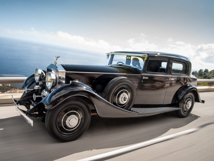 1933, Rolls, Royce, Phantom, Ii, Continental, Saloon, Luxury, Retro, Vintage HD Wallpaper Desktop Background