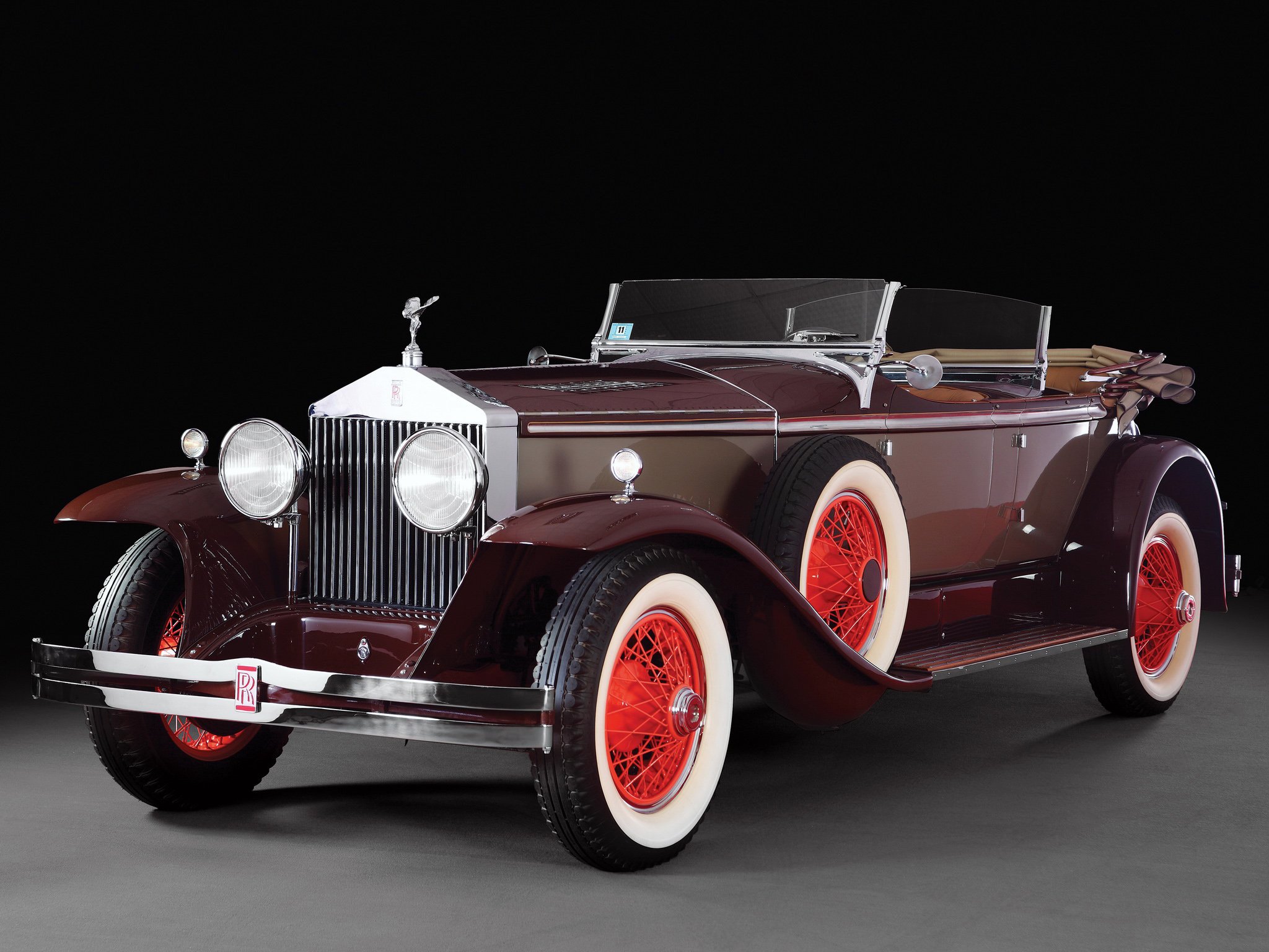 Старые роллс. Rolls Royce Phantom 1 1929. Rolls Royce Phantom 1 Ascot Tourer by Brewster 1929. 1929 Rolls-Royce Phantom i Ascot Tourer by Merrimac. Rolls Royce Phantom 1.
