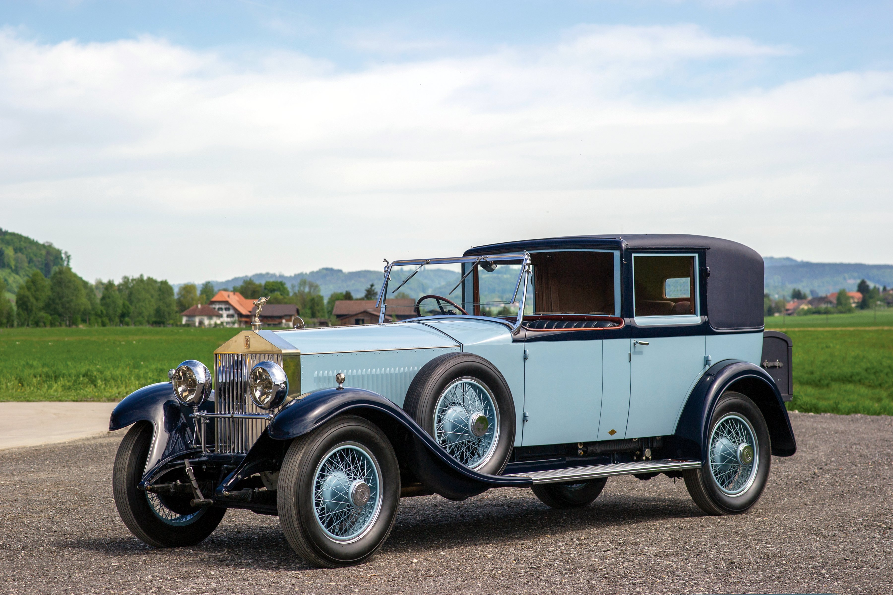 1920, Rolls, Royce, Silver, Ghost, Sedanca, De, Ville, Binder, Luxury, Retro, Vintage Wallpaper