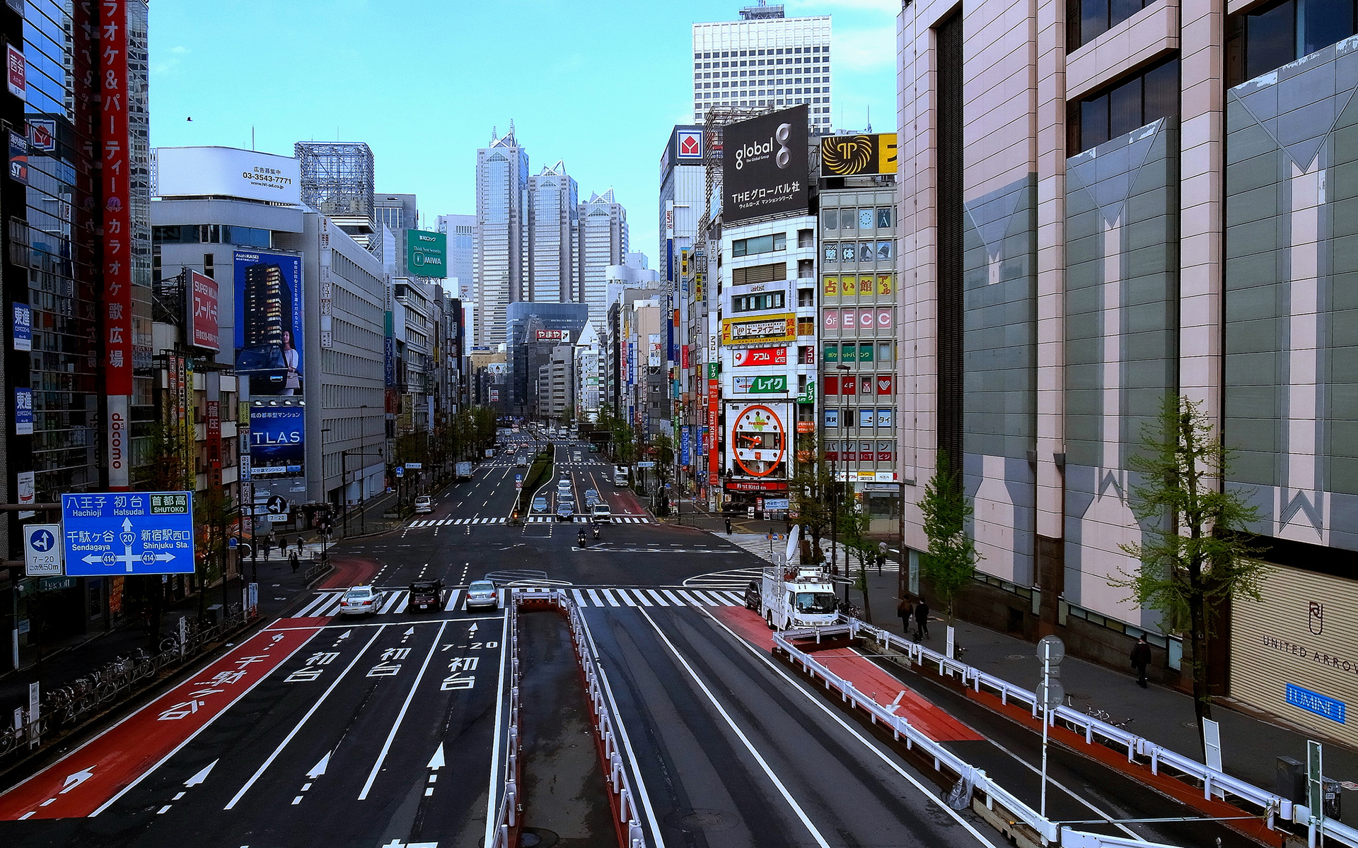 buildings, Skyscrapers, Street Wallpaper