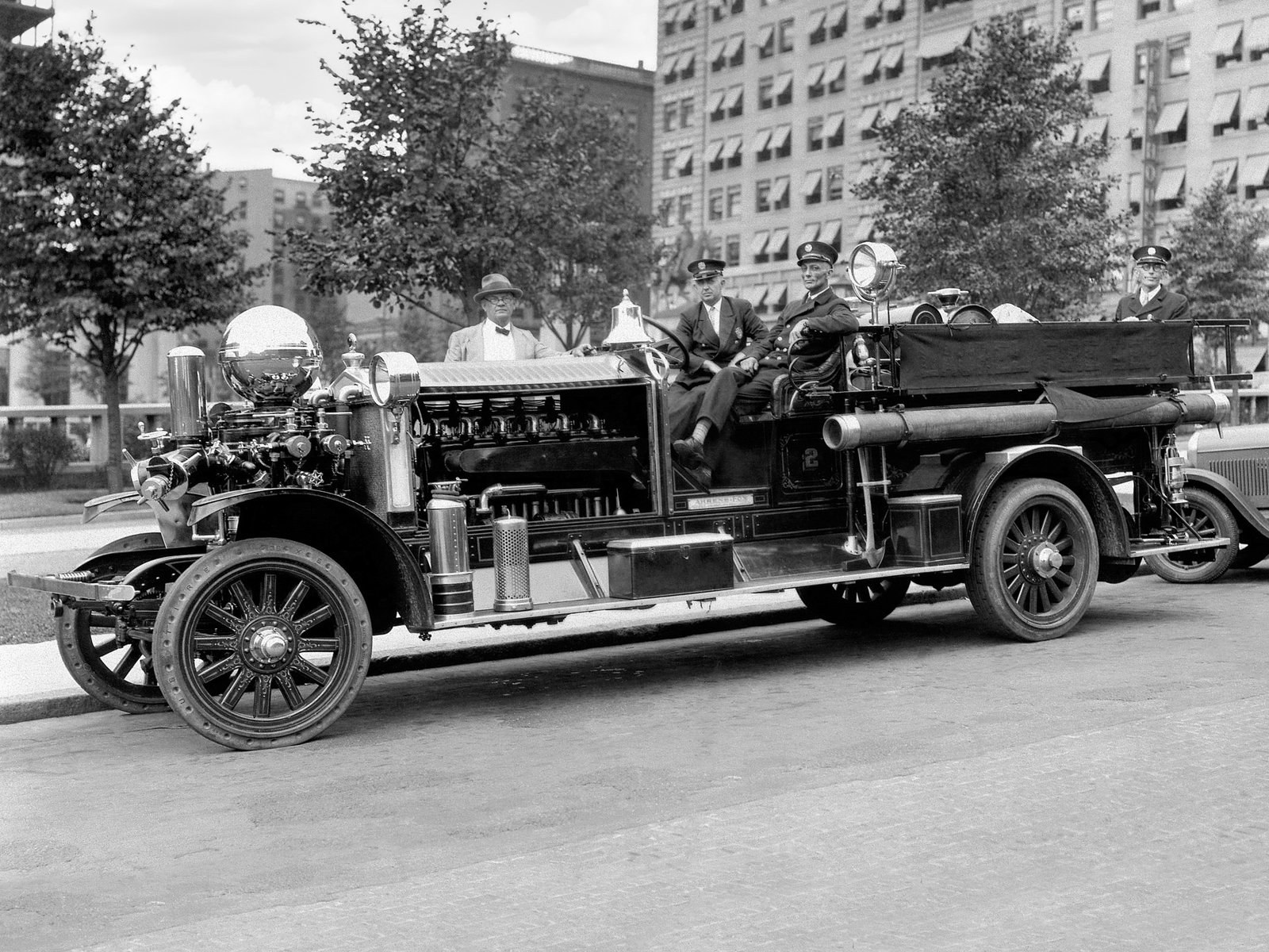 1925, Ahrens fox, N s 4, Firetruck, Emergency, Retro, Vintage, Truck, Ahrens, Fox, Semi, Tractor Wallpaper