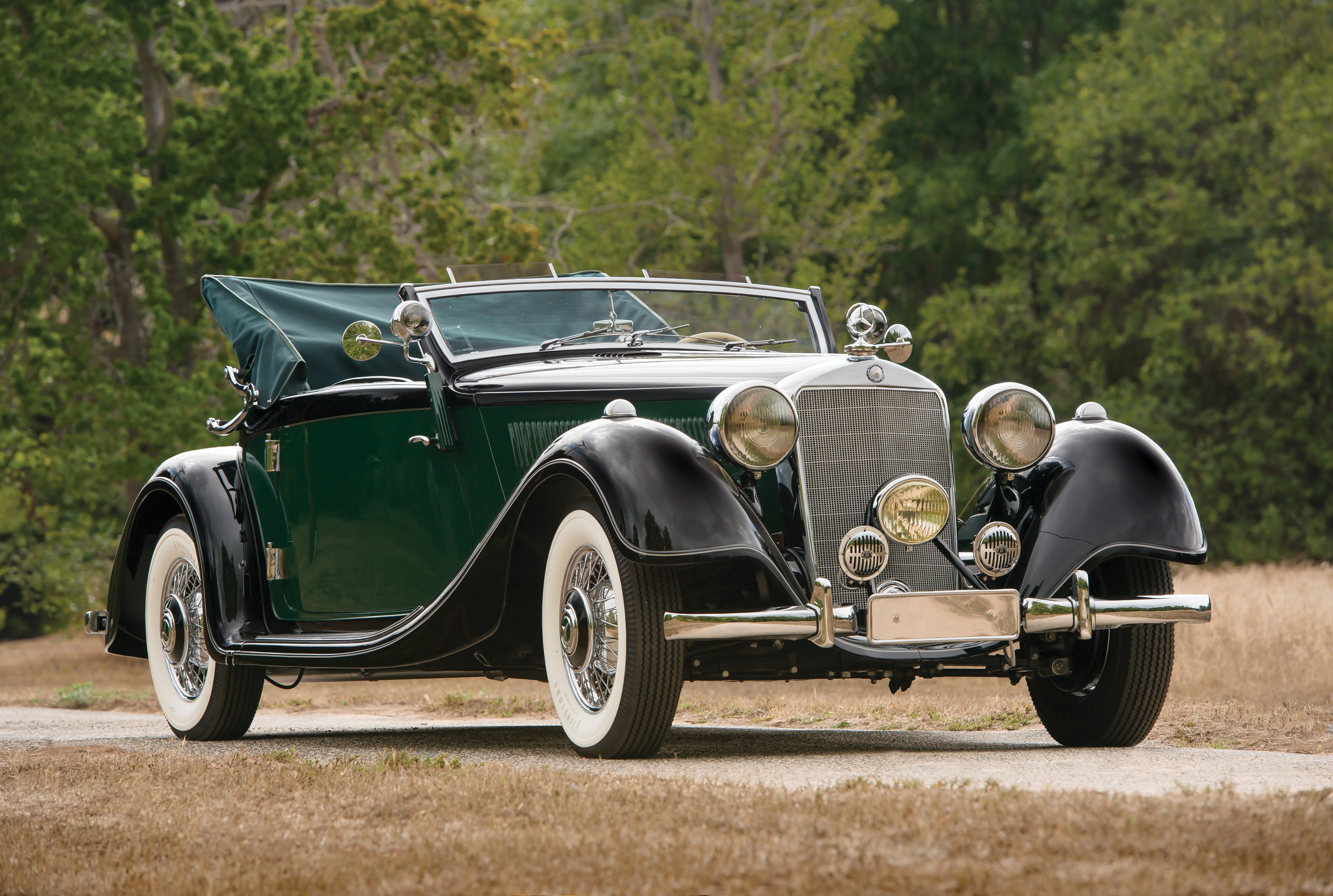1937, Mercedes, Benz, 320, Cabriolet, A, W142, Luxury, Retro, Vintage Wallpaper