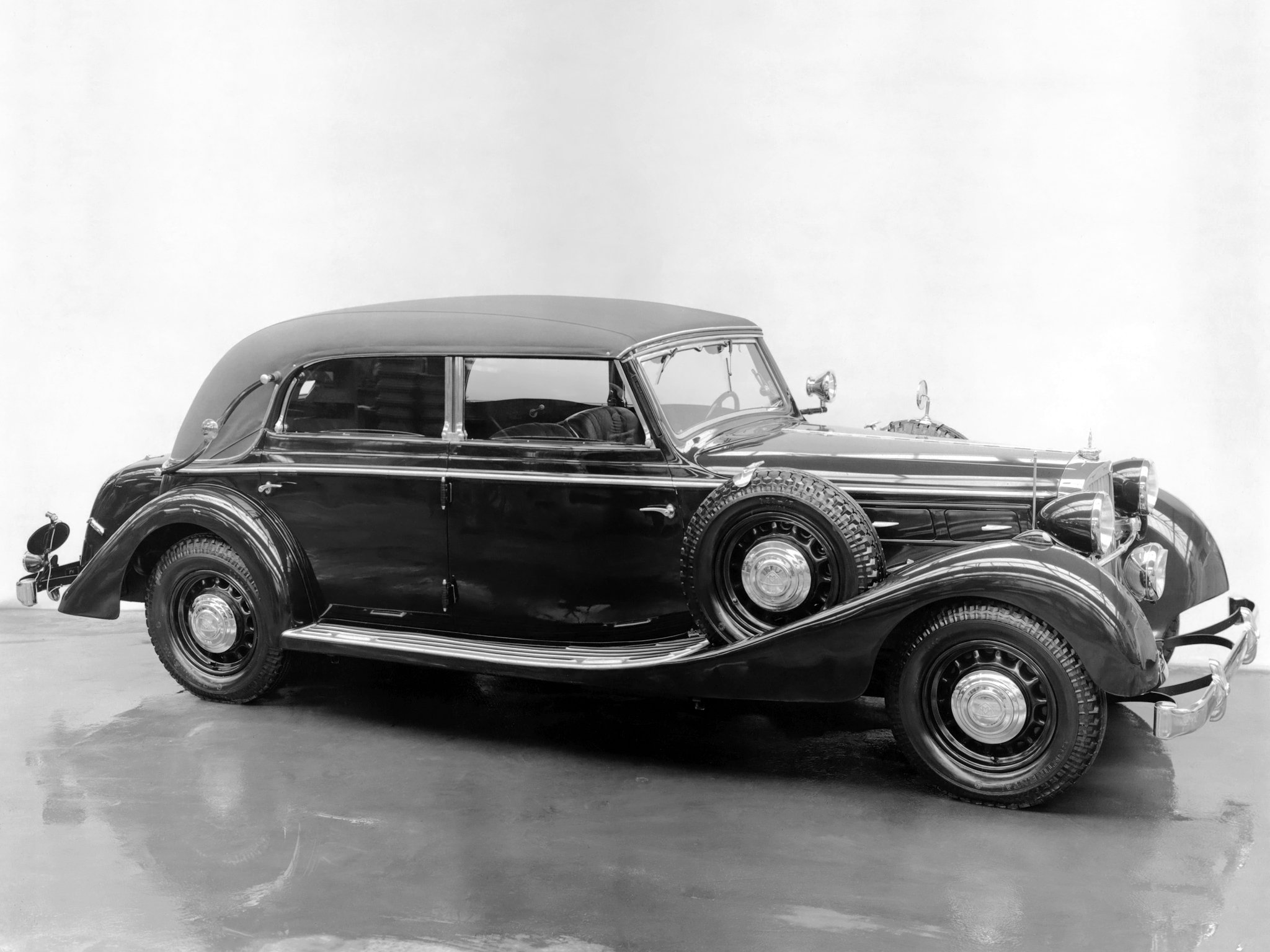 1938, Maybach, Sw38, Cabriolet, Luxury, Retro, Vintage Wallpaper