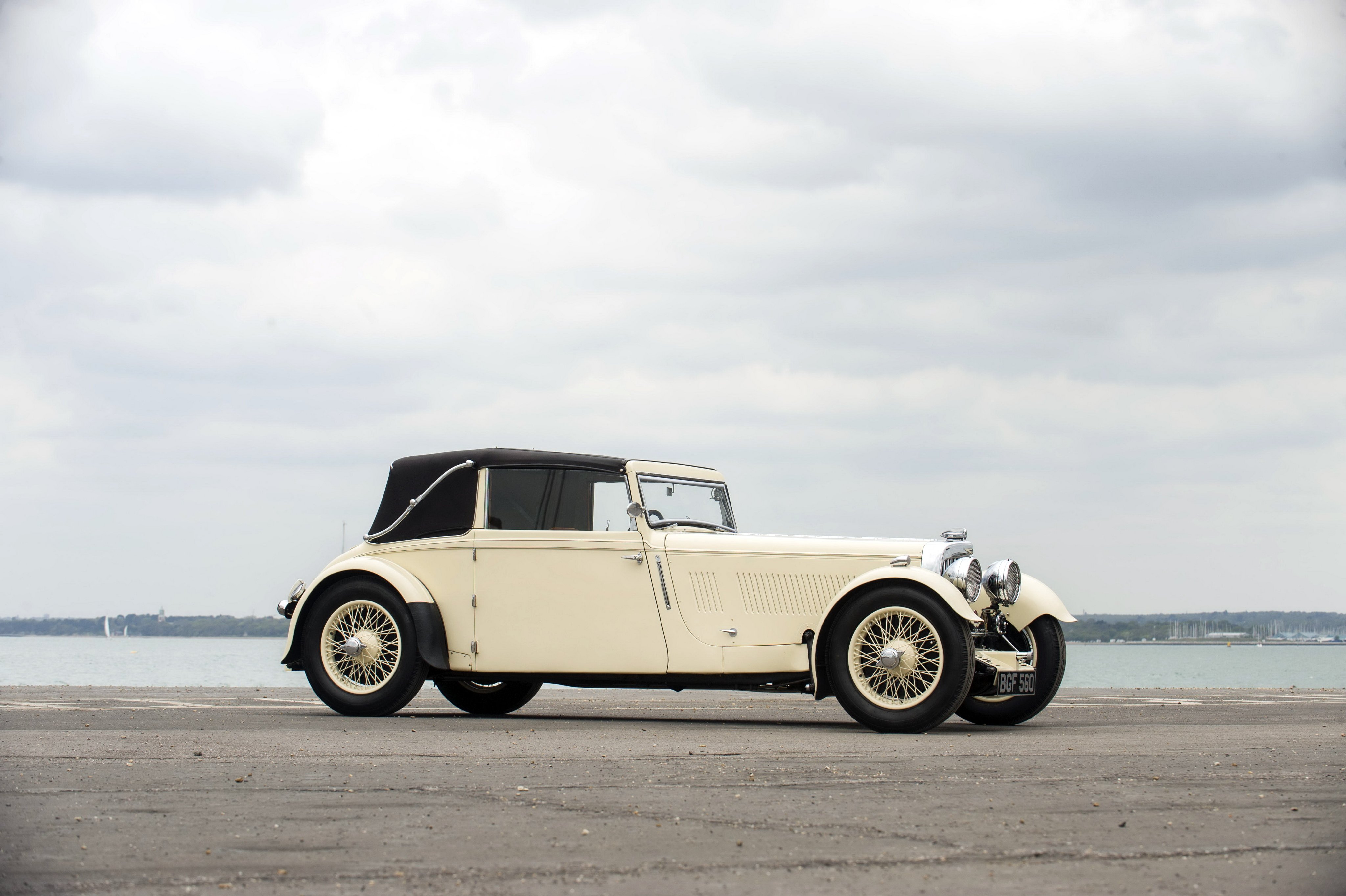 1935, Aston, Martin, 1 5litre, Mkii, Drophead, Coupe, Enrico, Bertelli, Vintage, Luxury Wallpaper