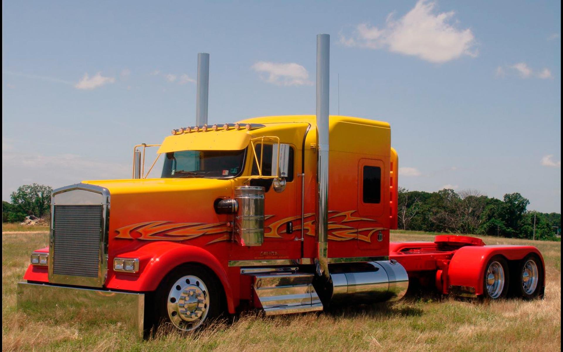 kenworth, Semi, Tractor, Transport Wallpaper