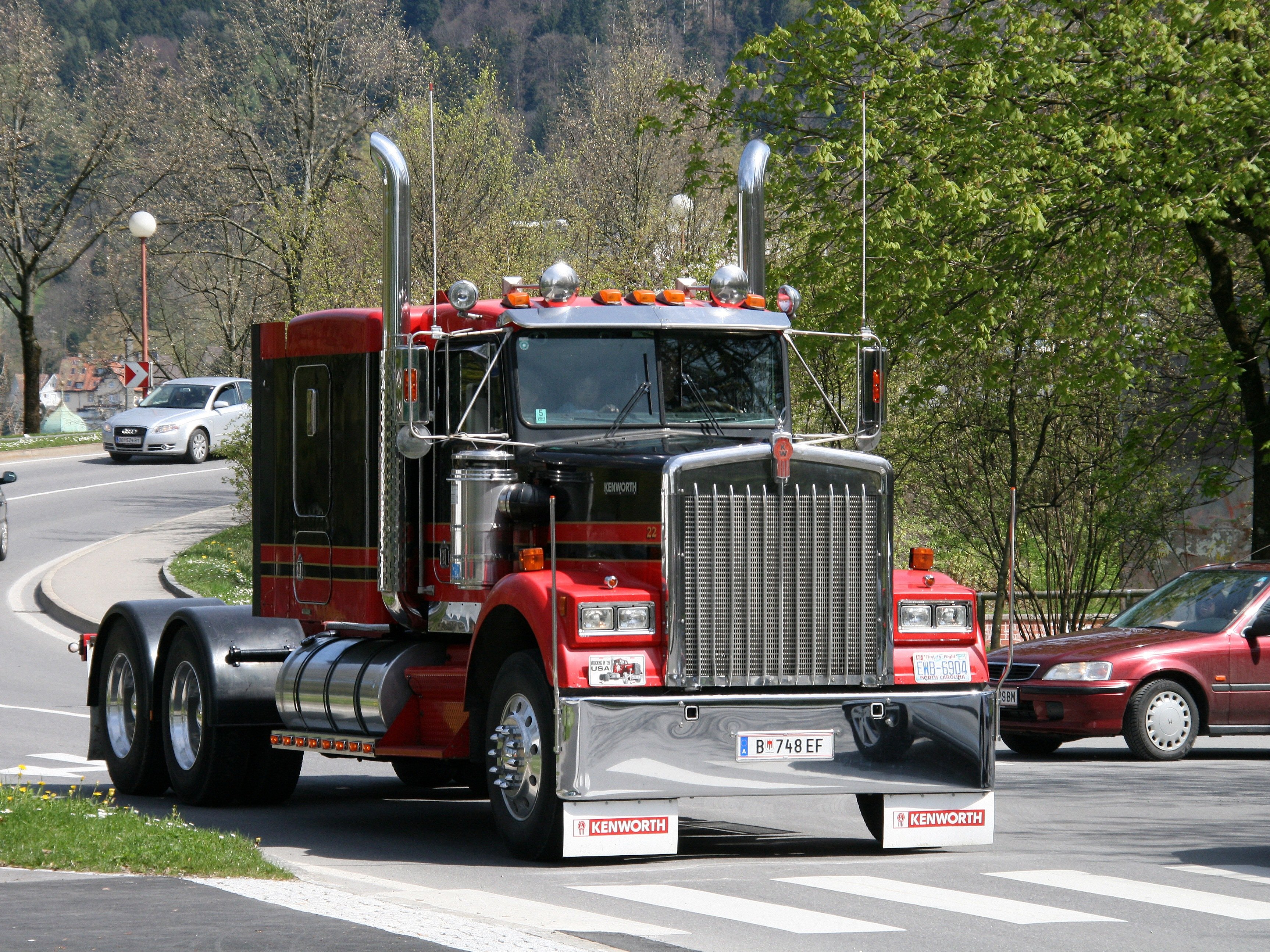 kenworth, Semi, Tractor, Transport Wallpaper