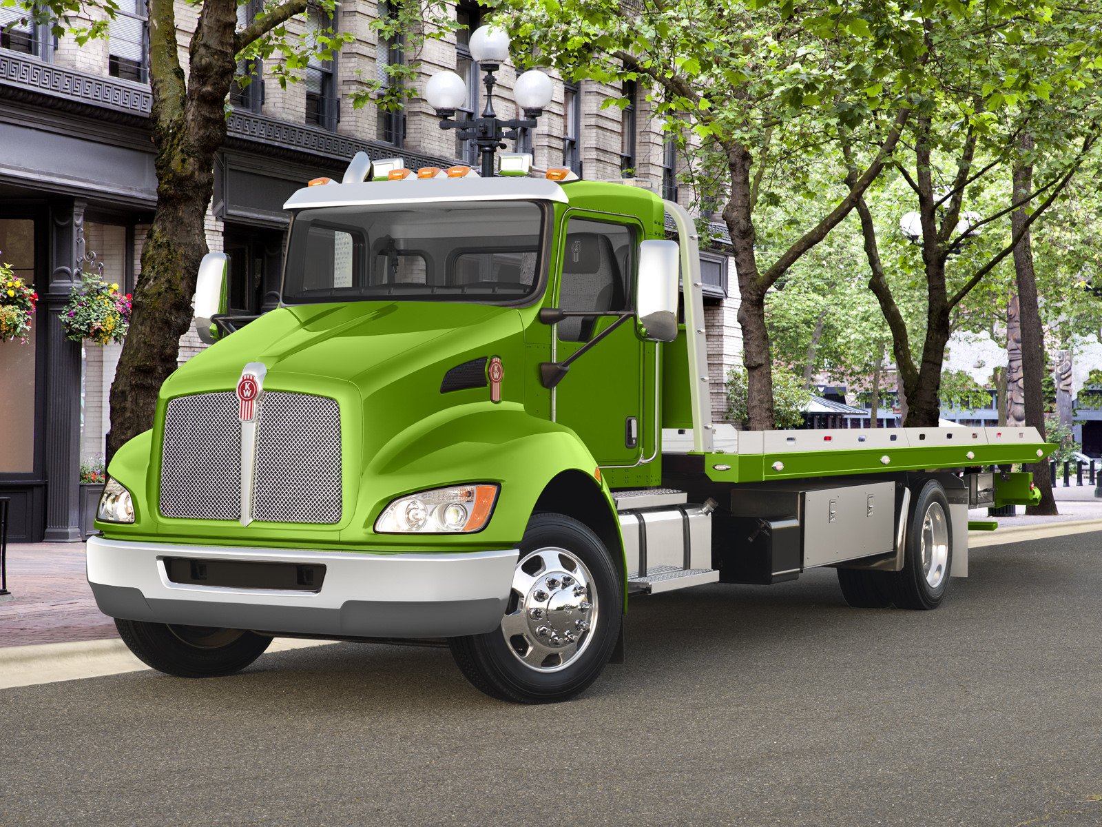 kenworth, Semi, Tractor, Transport Wallpaper