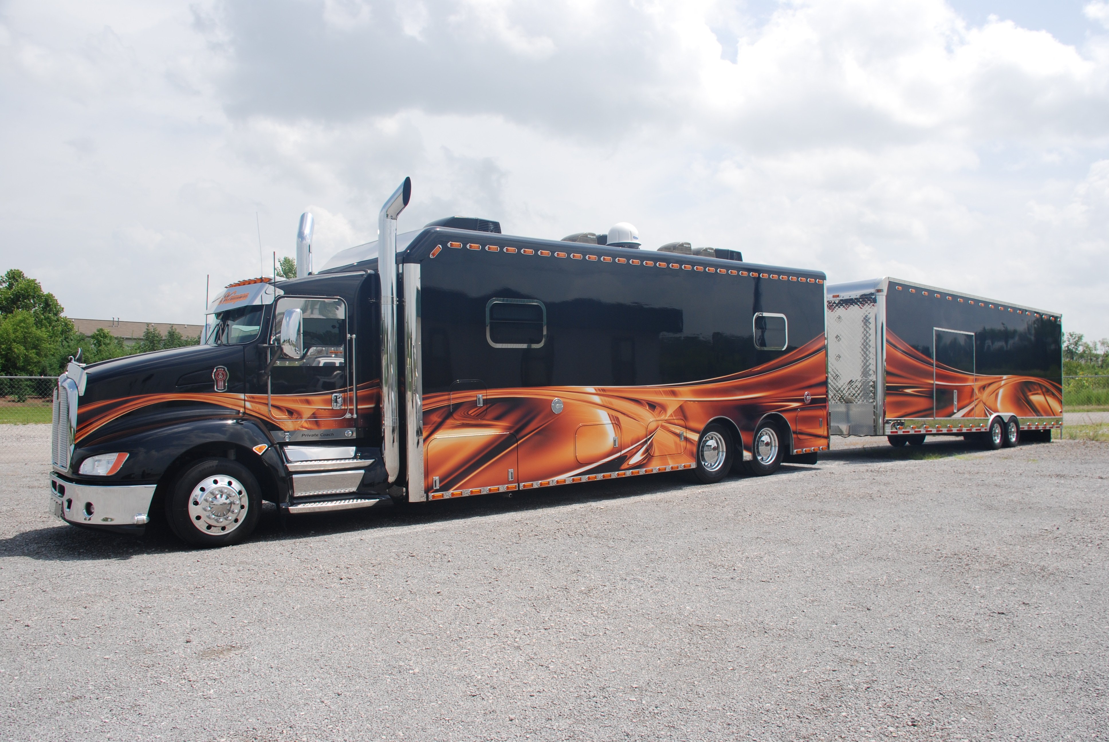 kenworth, Semi, Tractor, Transport Wallpaper