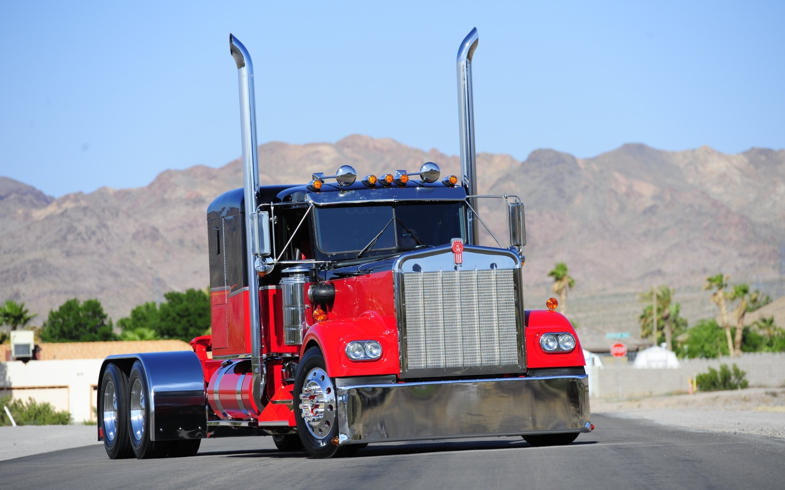 kenworth, Semi, Tractor, Transport Wallpaper