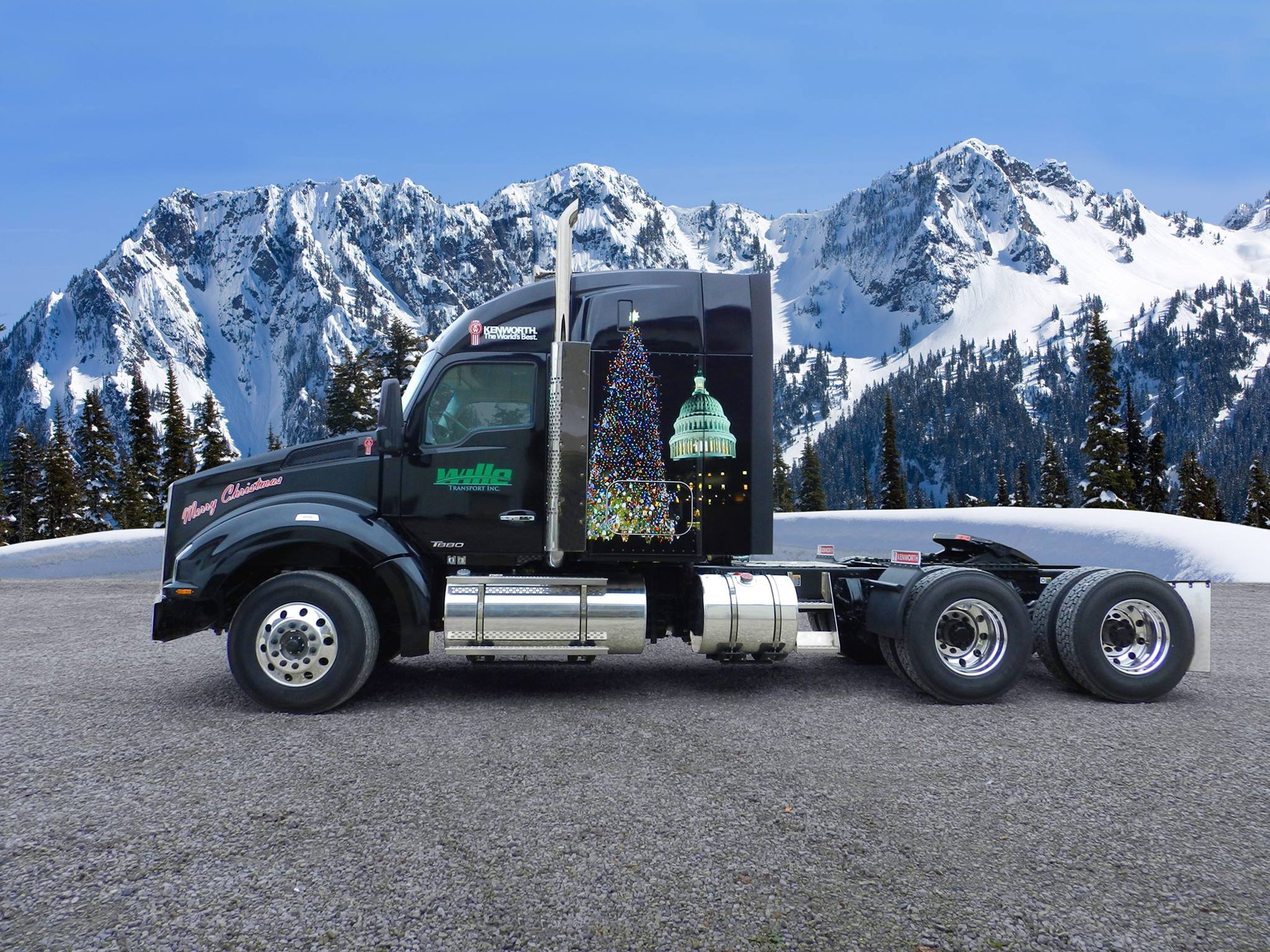 kenworth, Semi, Tractor, Transport Wallpaper