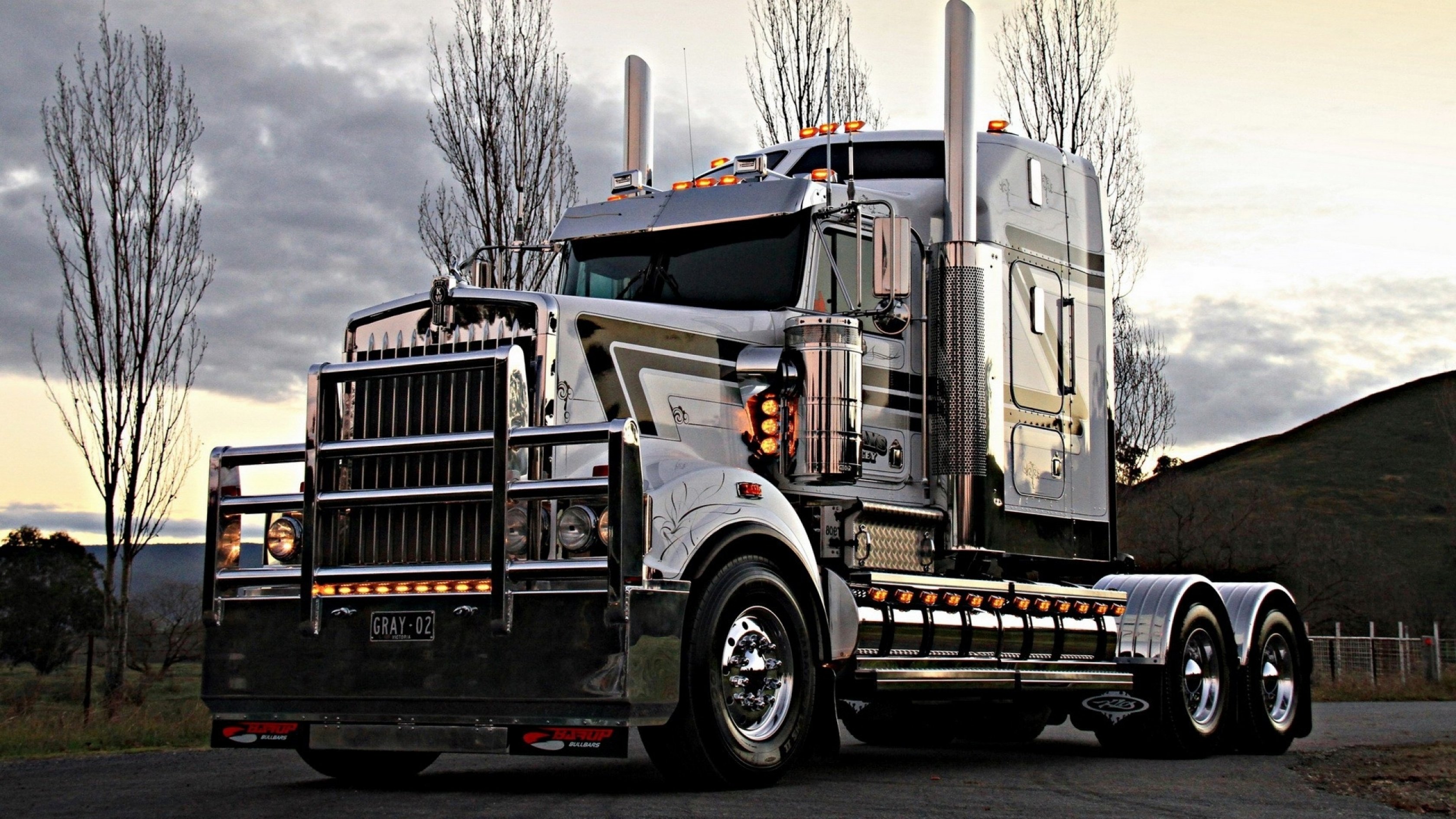 kenworth, Semi, Tractor, Transport Wallpaper