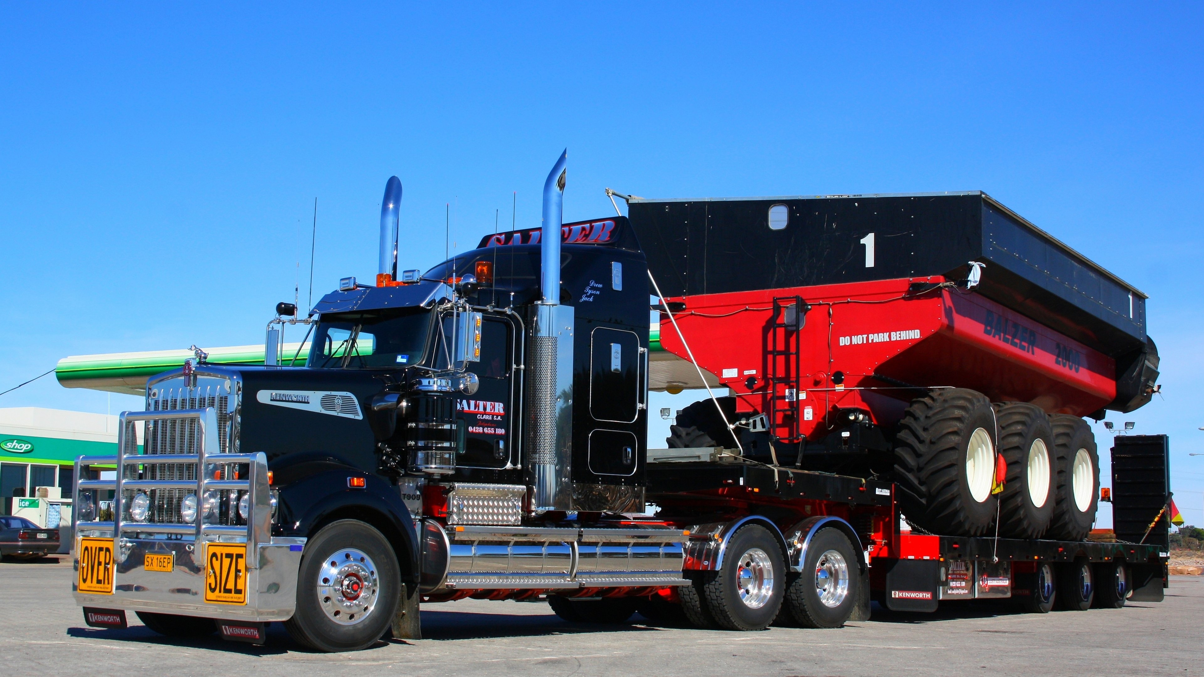 kenworth, Semi, Tractor, Transport Wallpaper