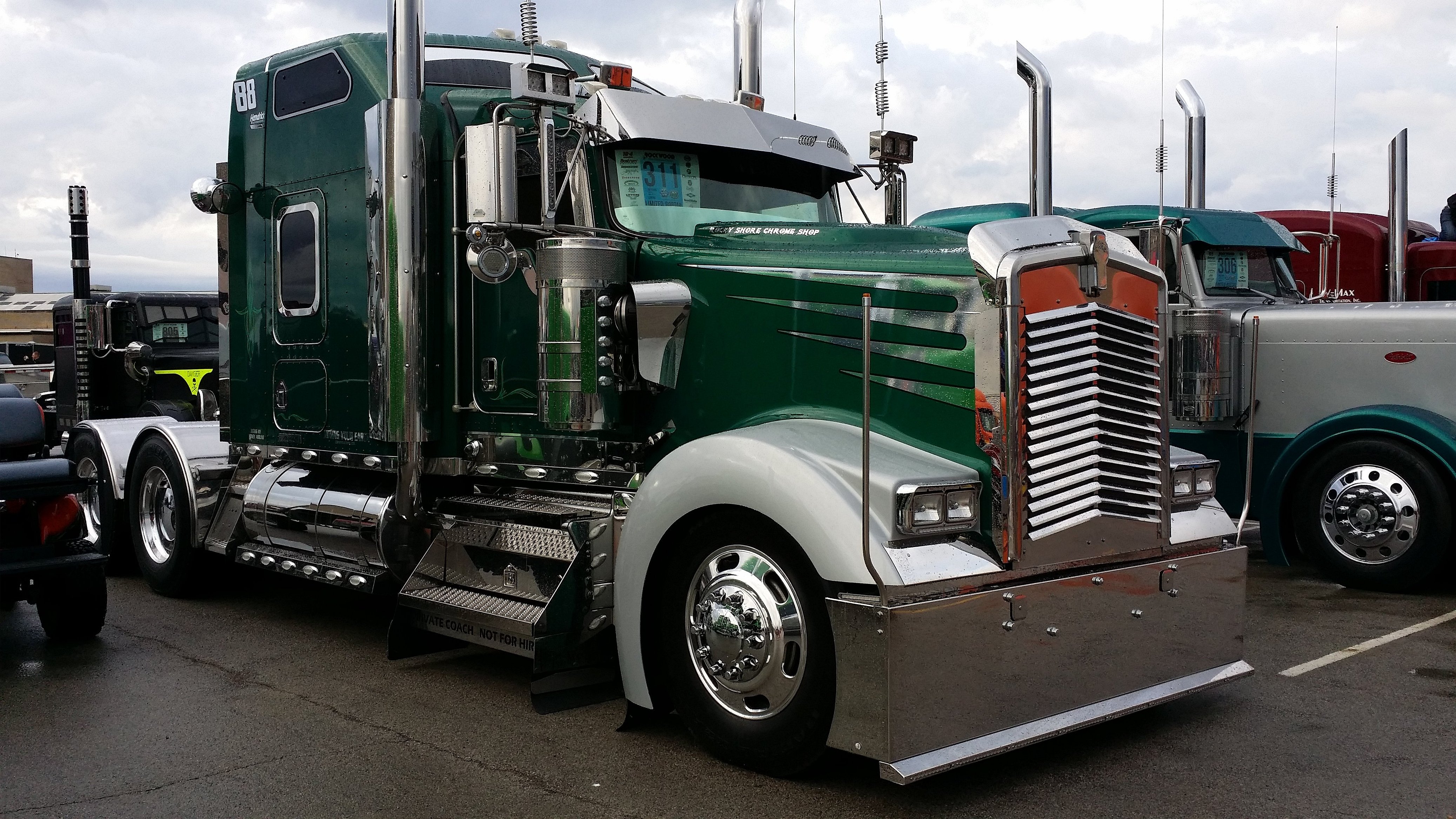 kenworth, Semi, Tractor, Transport Wallpaper