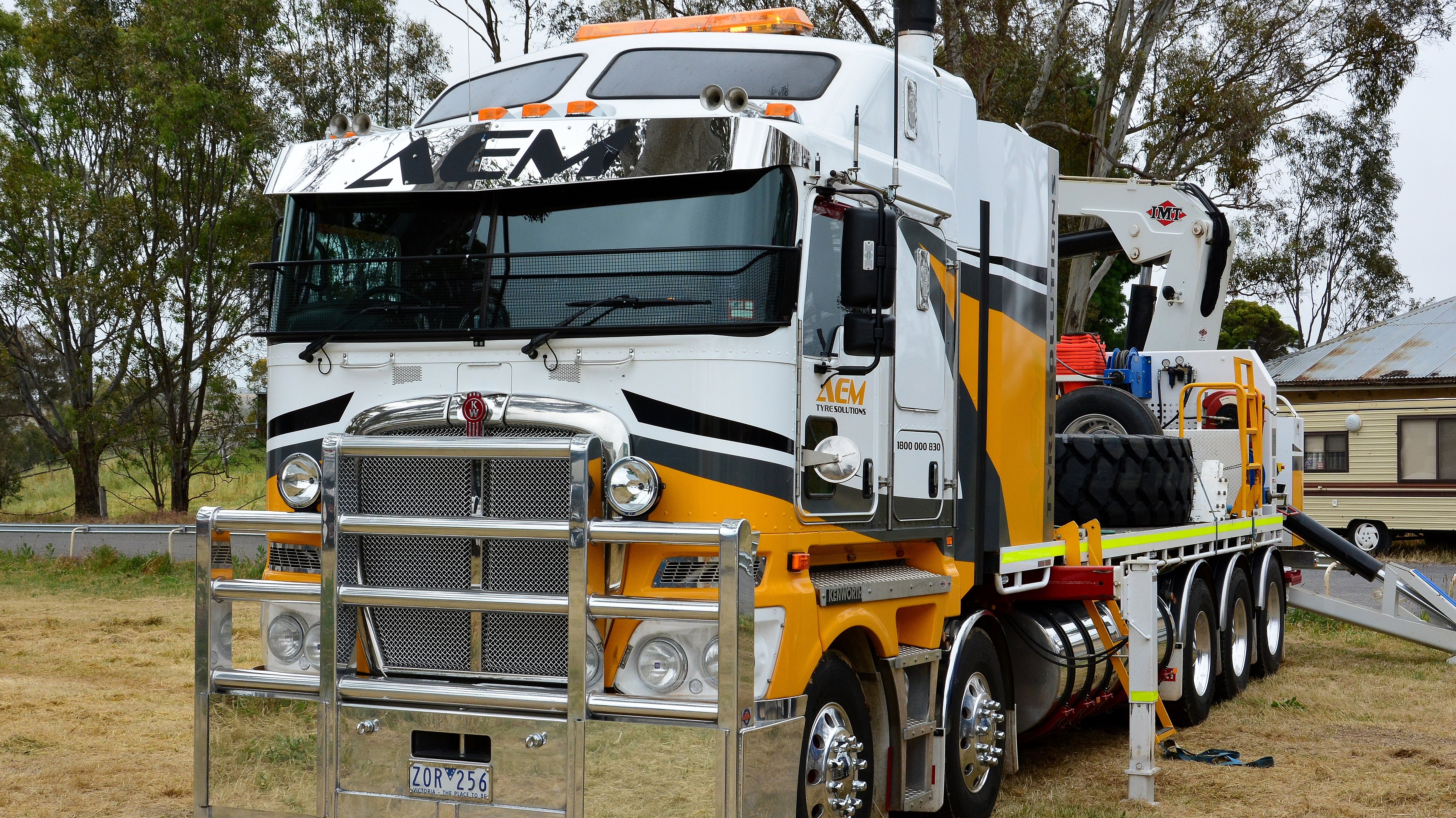 kenworth, Semi, Tractor, Transport Wallpaper
