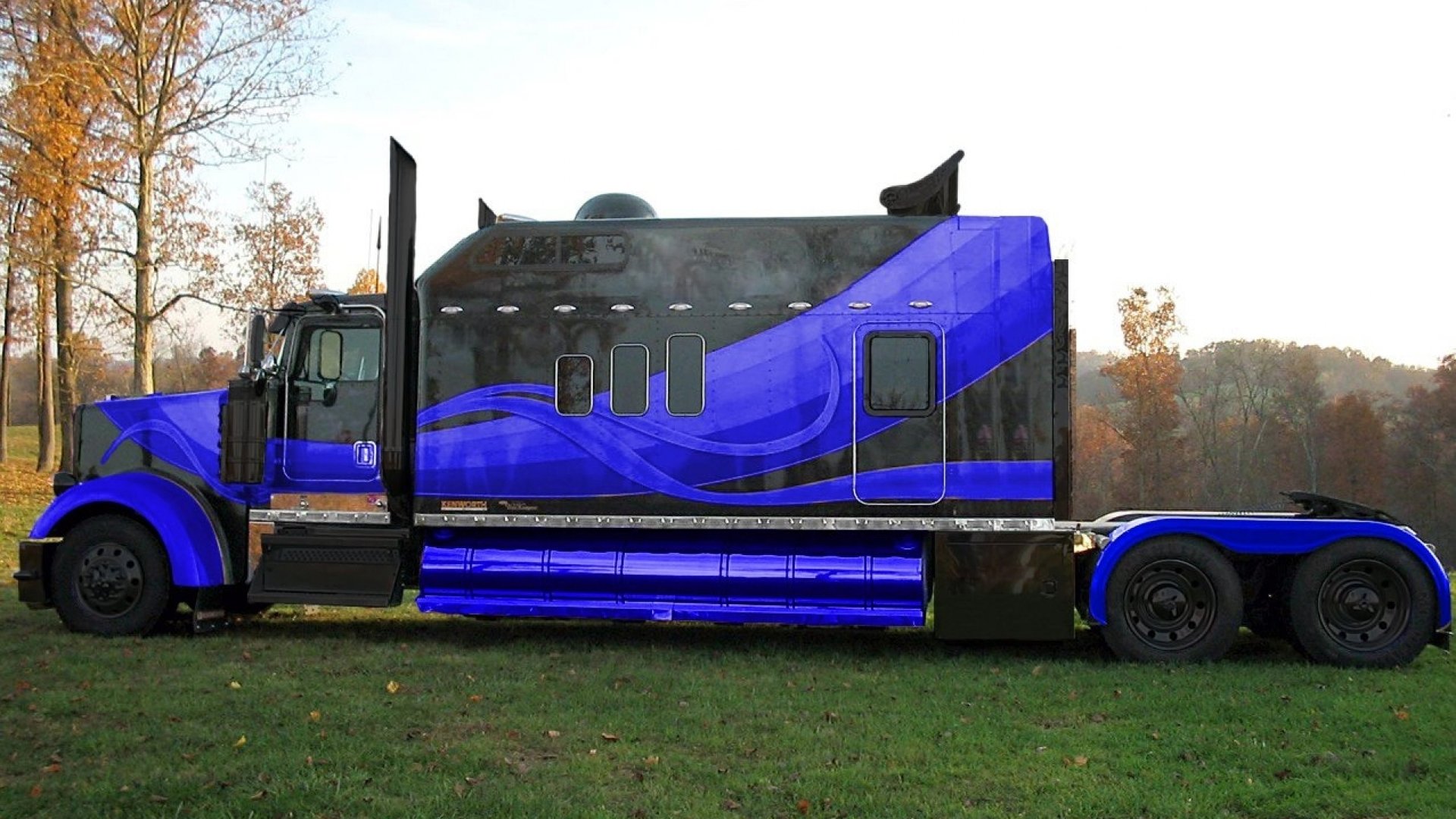 kenworth, Semi, Tractor, Transport Wallpaper