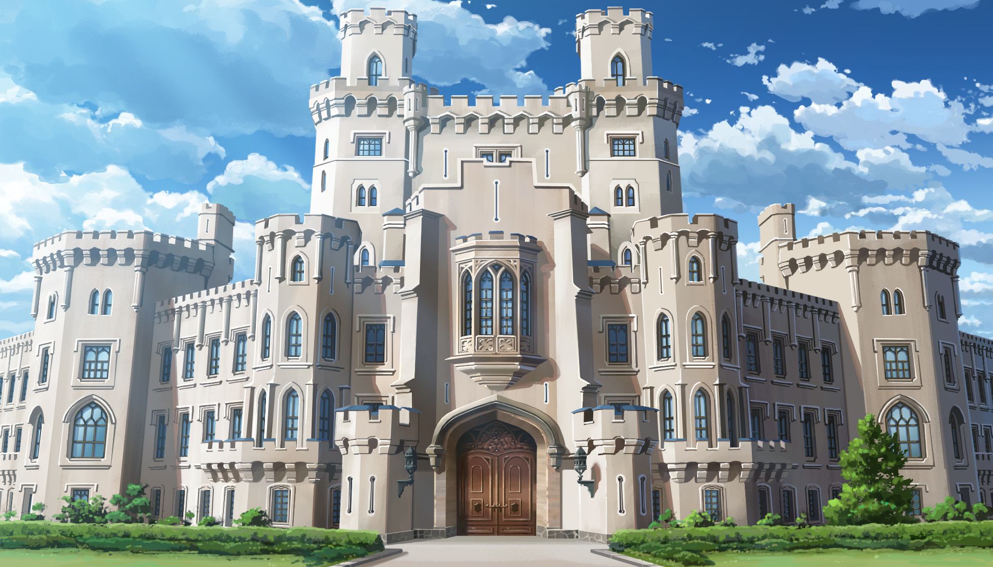 building, Futsuno, Fantasy, Game, Cg, Scenic Wallpaper