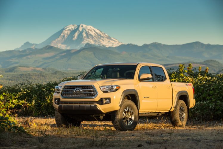 2016, Toyota, Tacoma, Trd, Offroad, Double, Cab, Pickup, 4×4 HD Wallpaper Desktop Background