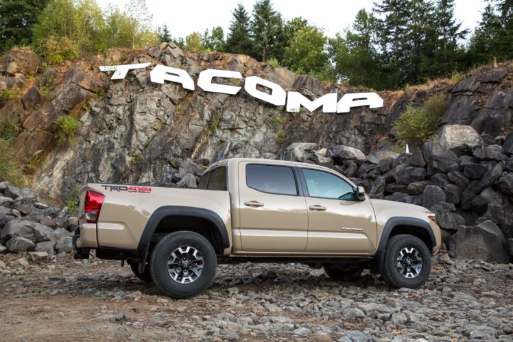 2016, Toyota, Tacoma, Trd, Offroad, Double, Cab, Pickup, 4×4 HD Wallpaper Desktop Background