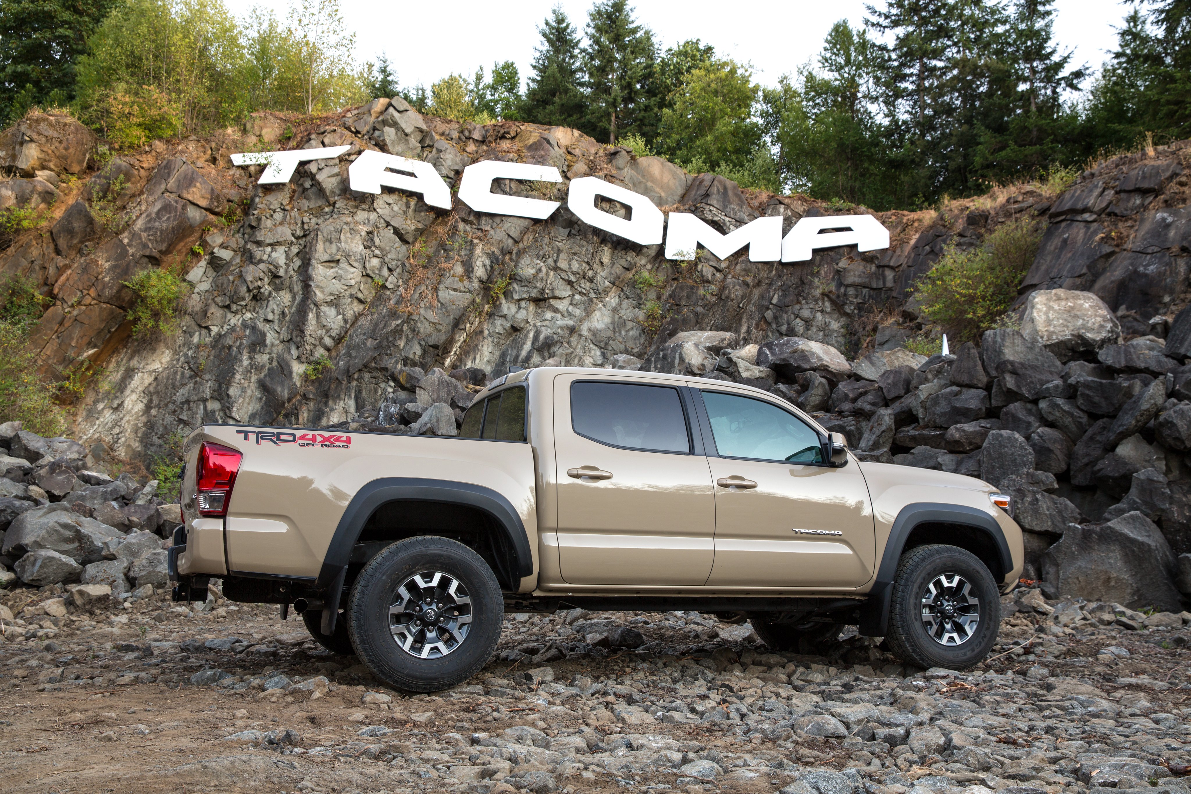 2016, Toyota, Tacoma, Trd, Offroad, Double, Cab, Pickup, 4x4 Wallpaper