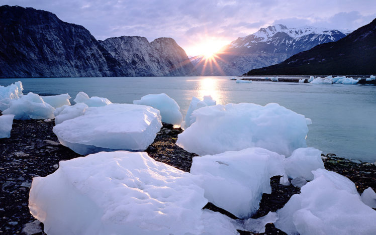 ice, Mountains, Nature, Winter, Snow HD Wallpaper Desktop Background