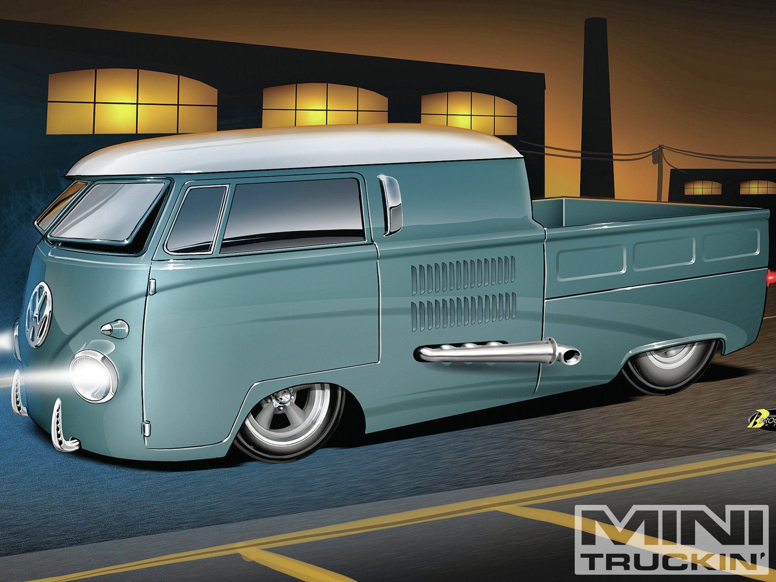 volkswagen, Bus, Van, Truck, Volkswagon, Custom, Tuning, Lowrider, Socal Wallpaper