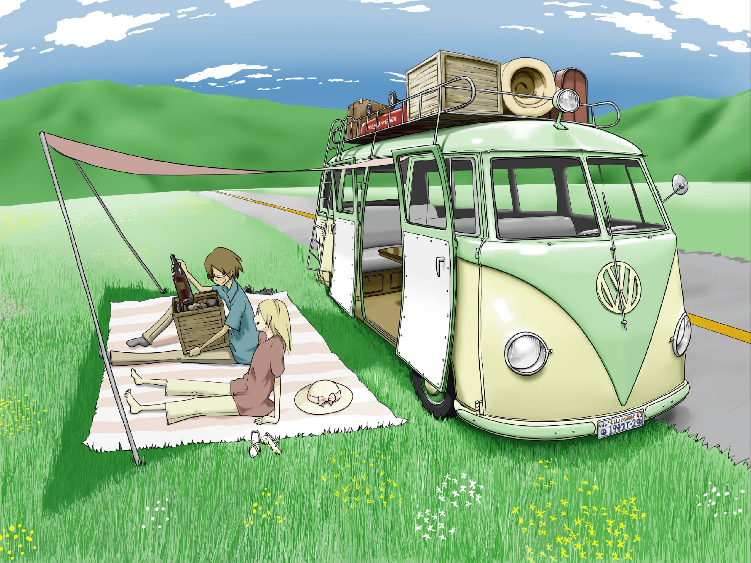 volkswagen, Bus, Van, Truck, Volkswagon Wallpaper