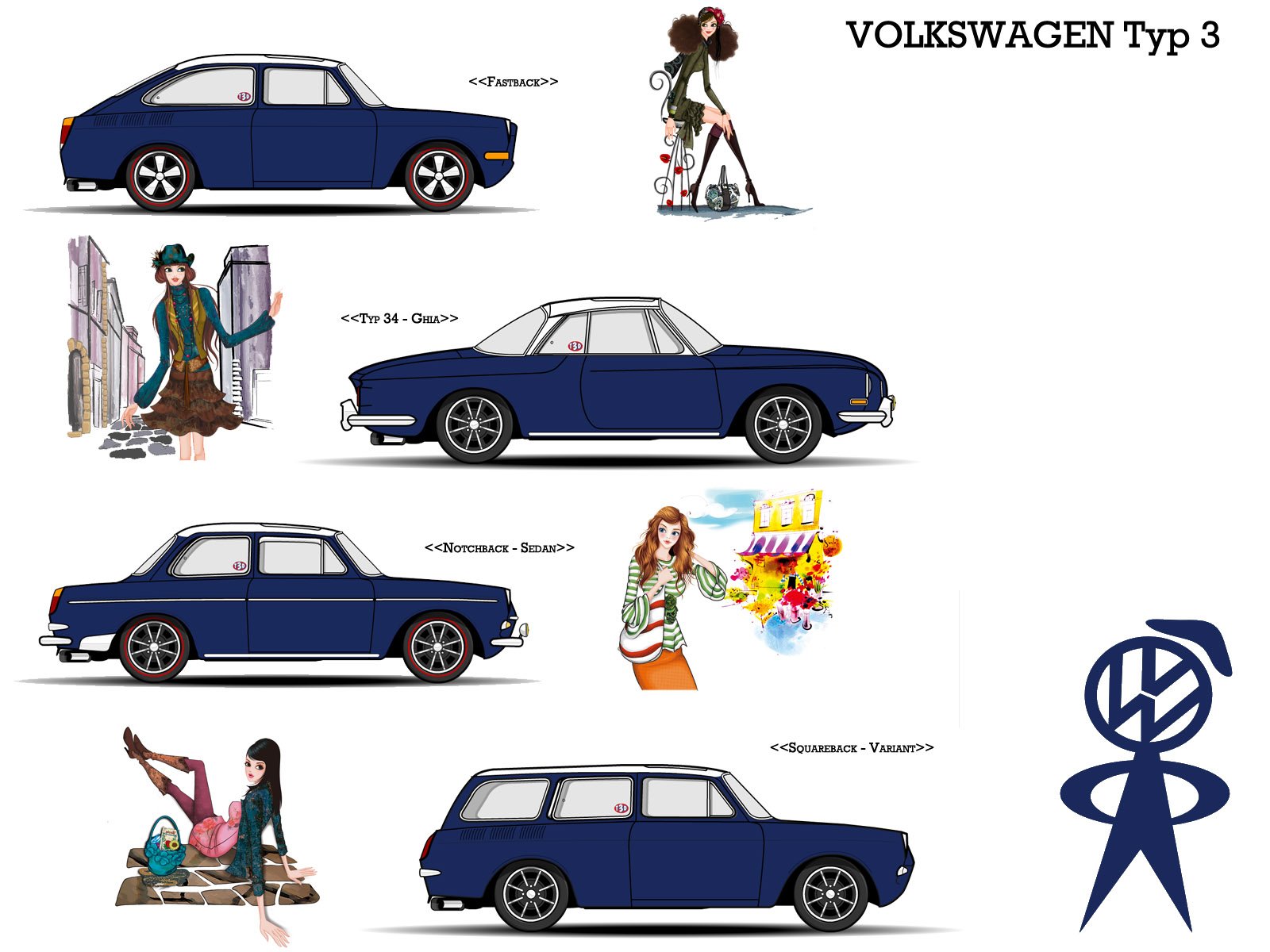 volkswagen, Fastback, Volkswagon Wallpaper