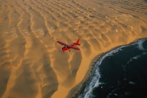 airplane, Plane, Desert, Aerial, Beach, Ocean