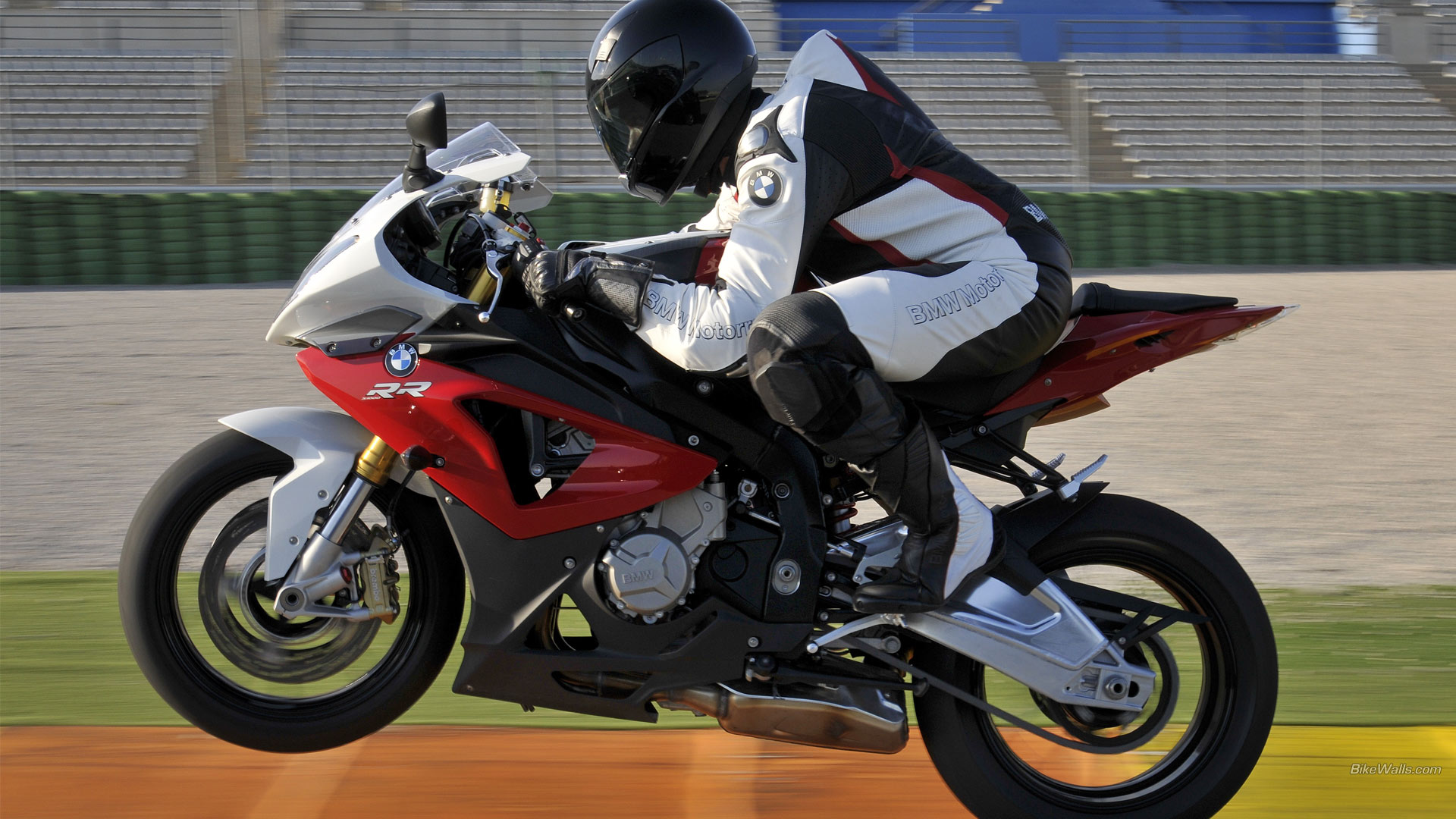 bmw, Sportbike, S1000rr, Wheelie, Motion, Blur Wallpaper