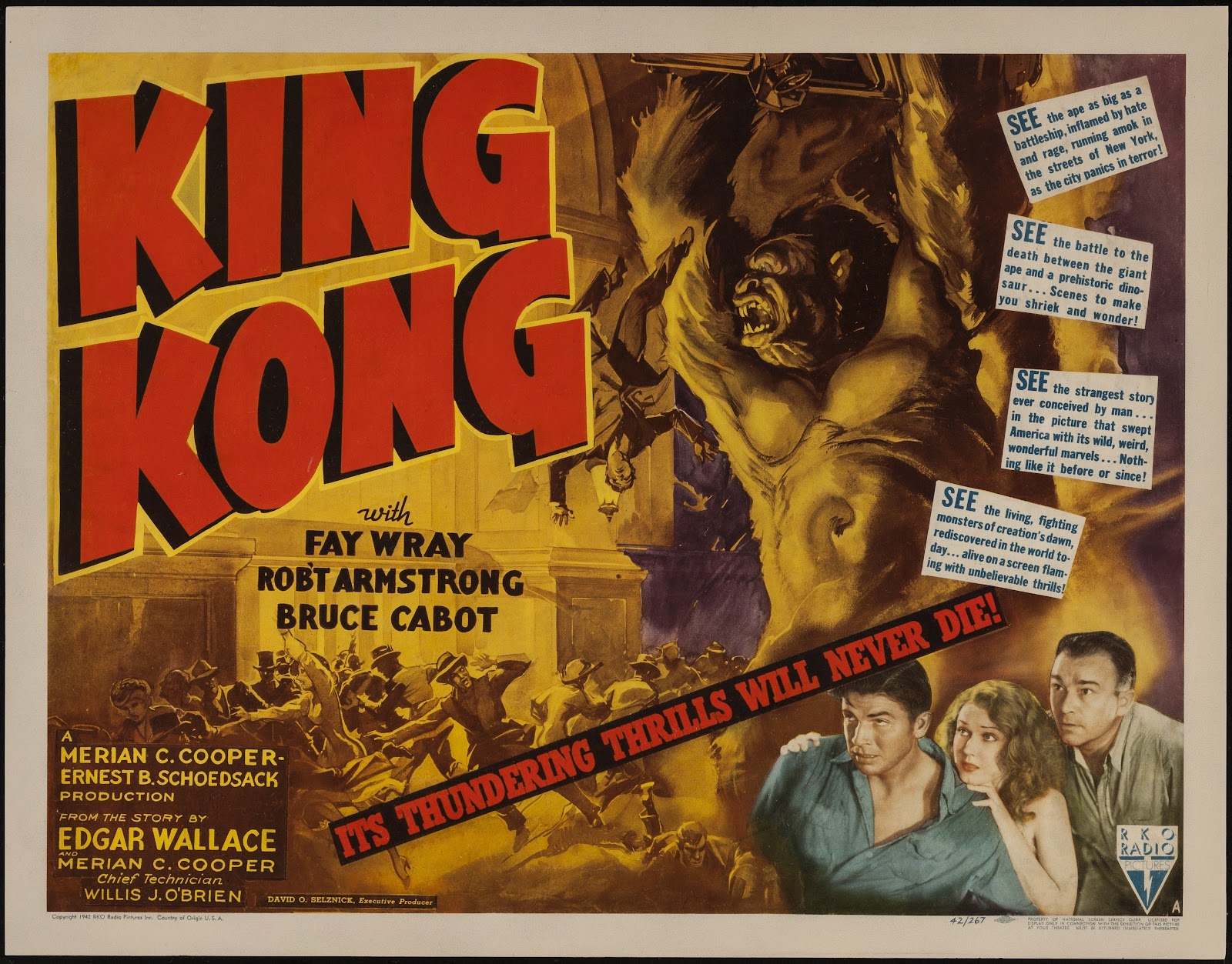 fay, Wray, King, Kong, Movie, Poster Wallpaper