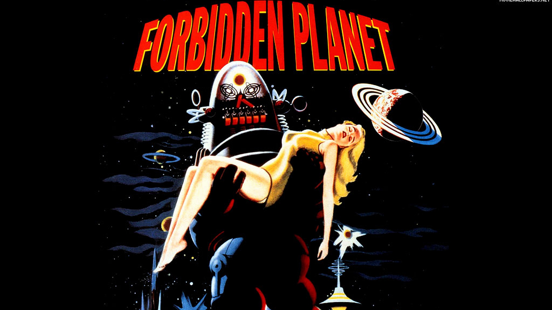 forbidden, Planet, Poster Wallpaper