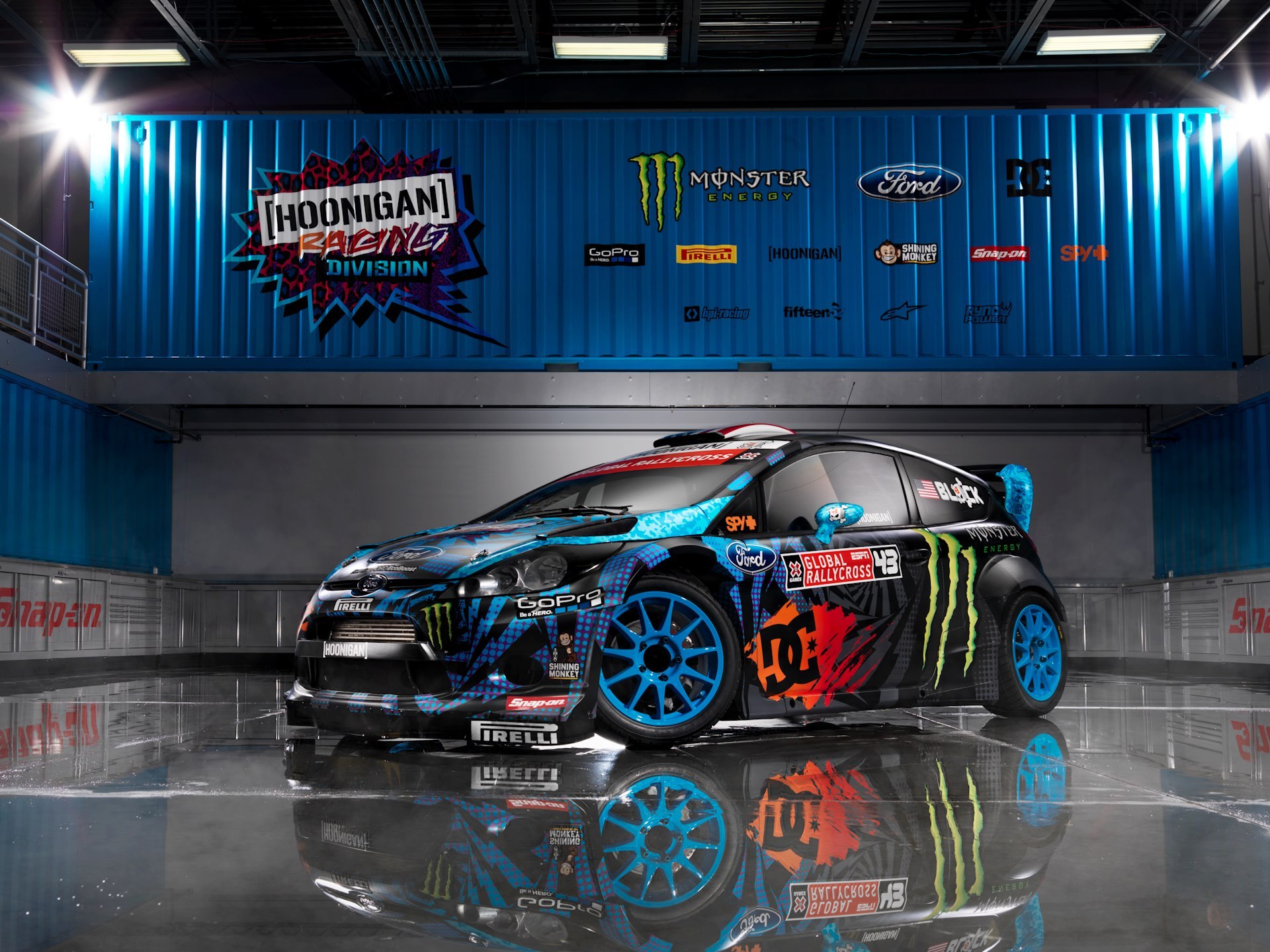 ford, Fiesta, Rs, Wrc, 2013, Ken, Block, Monster, Energi Wallpaper