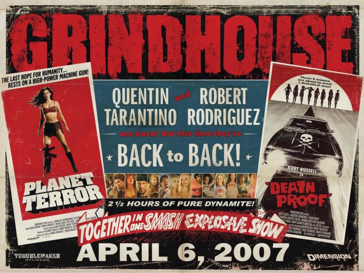 grindhouse, Planet, Terror, Death, Proof, Movie, Poster HD Wallpaper Desktop Background