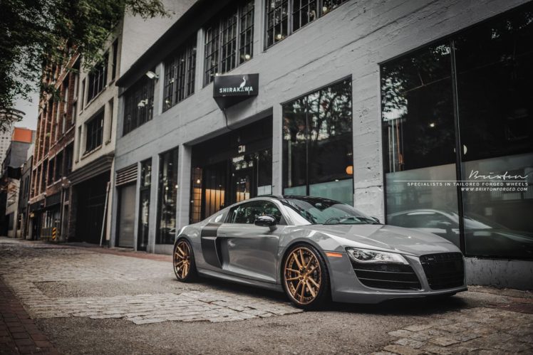 brixton, Forged, Wheels, Audi r8, V10, Coupe, Cars HD Wallpaper Desktop Background