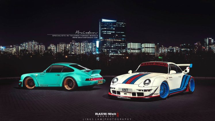 brixton, Forged, Wheels, Rwb, Porsche, 993, Cars HD Wallpaper Desktop Background